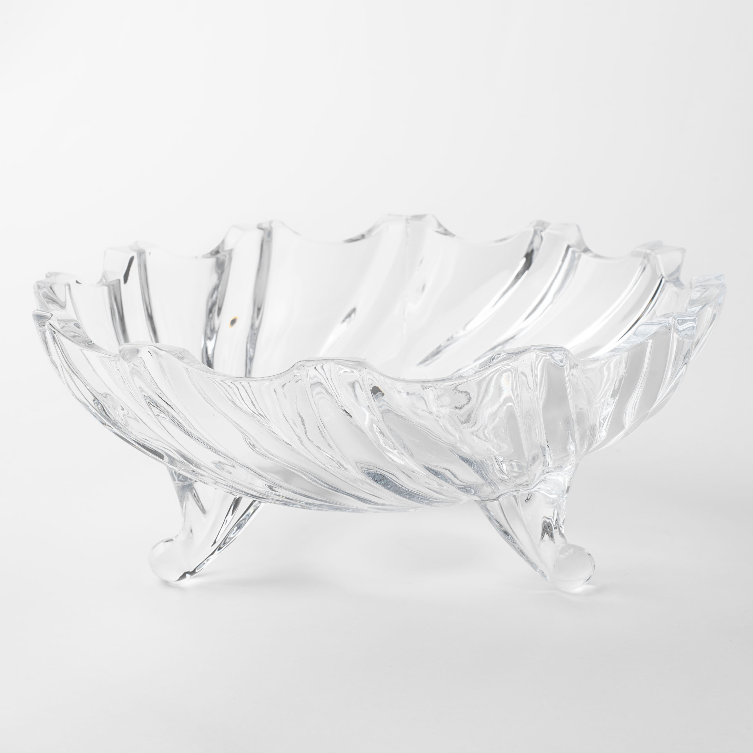Salad bowl on legs, 23x9 cm, 830 ml, glass R, Torsido, image-0