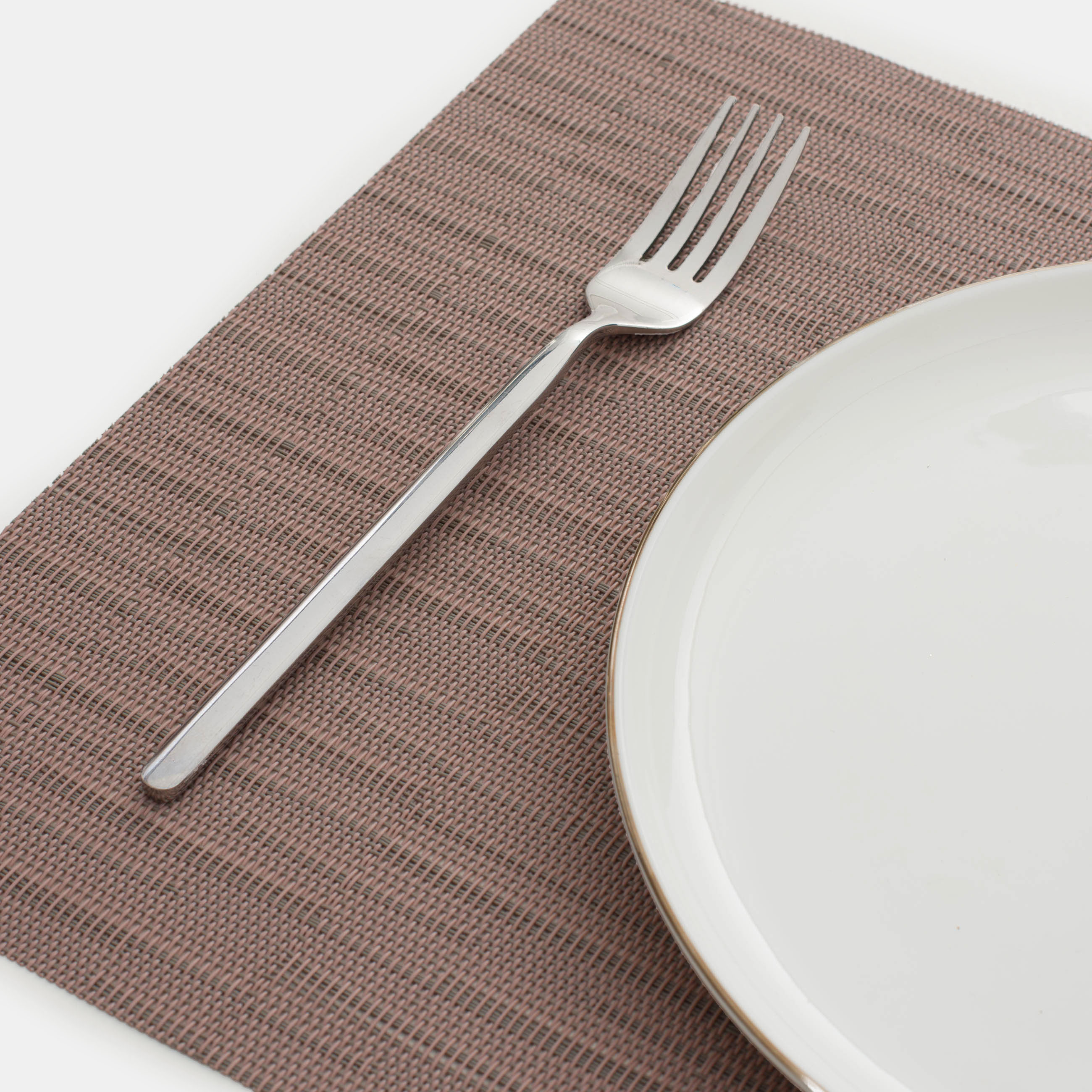 Placemat, 30x45 cm, PVC / polyester, rectangular, dusty pink, Solid, image-4