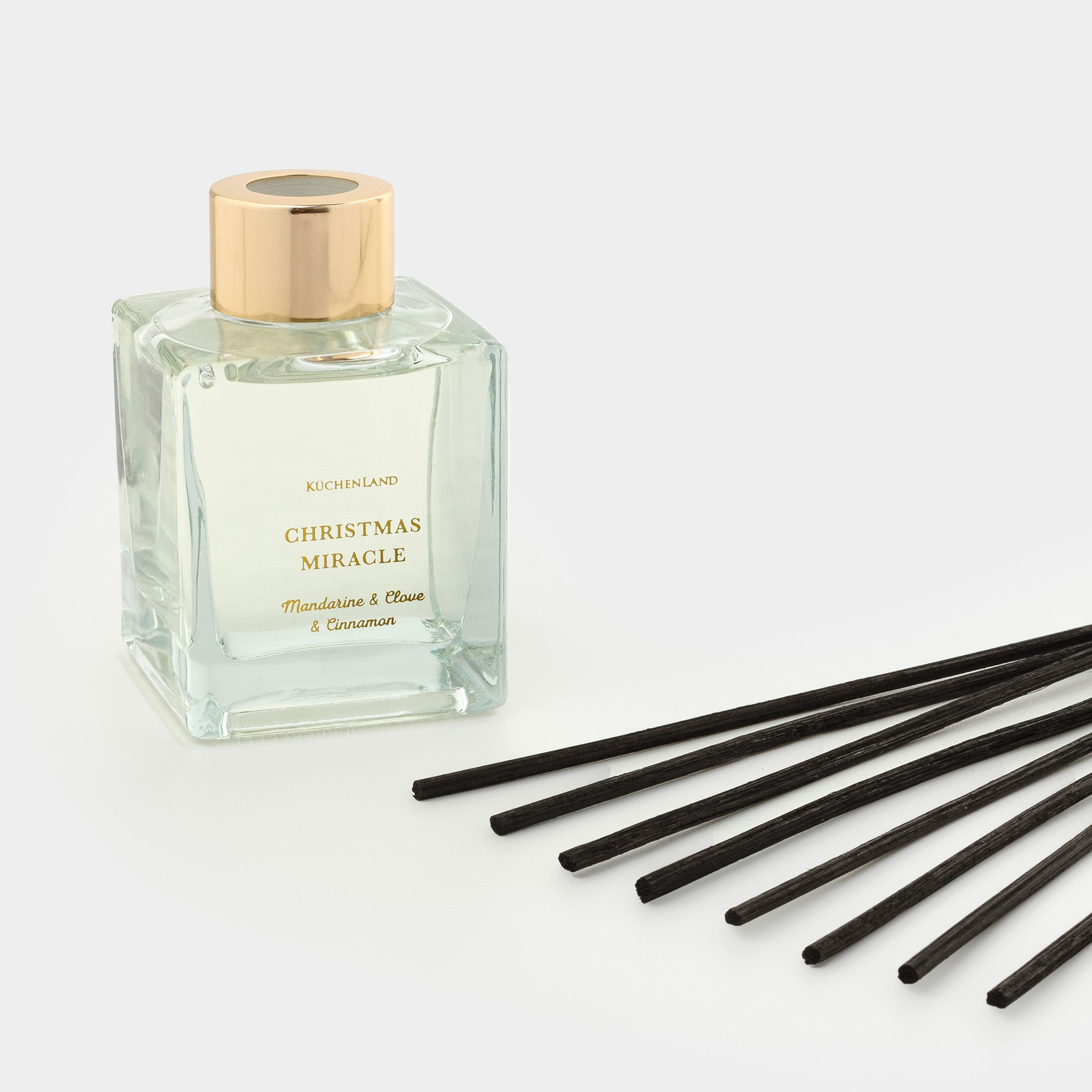Aroma diffuser, 90 ml, Mandarin & Clove & Cinnamon, Christmas miracle, image-1