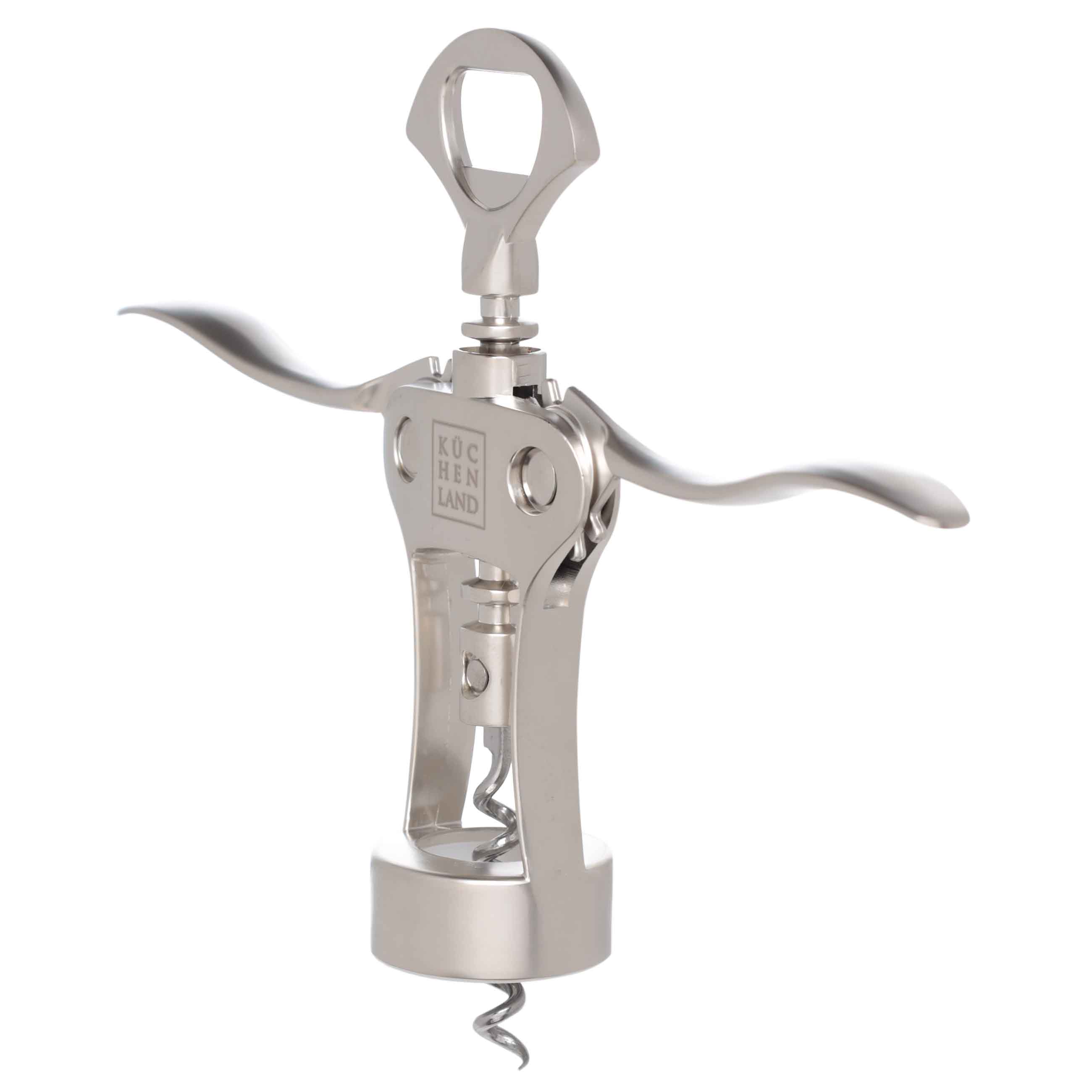 Lever corkscrew, 18 cm, metal, Easily, image-3