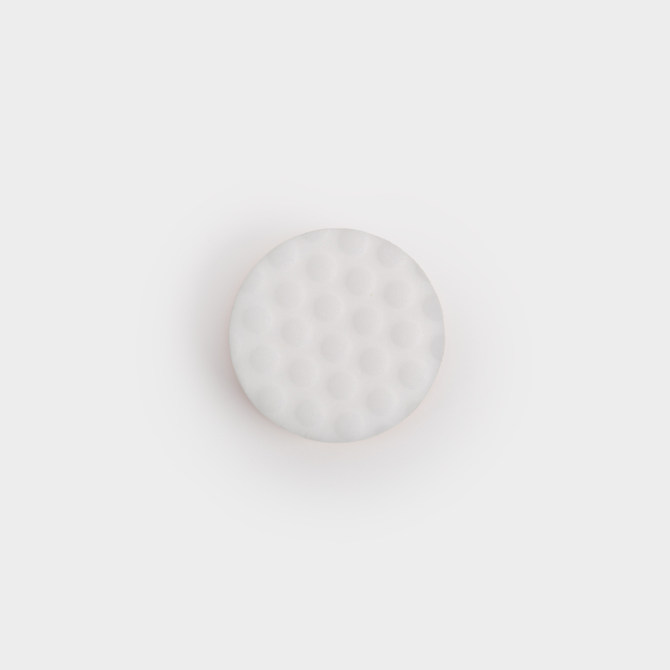 Sponge for cleaning white shoes and soles, 6 cm, 10 pcs, melamine / abrasive, white-beige, Clean
