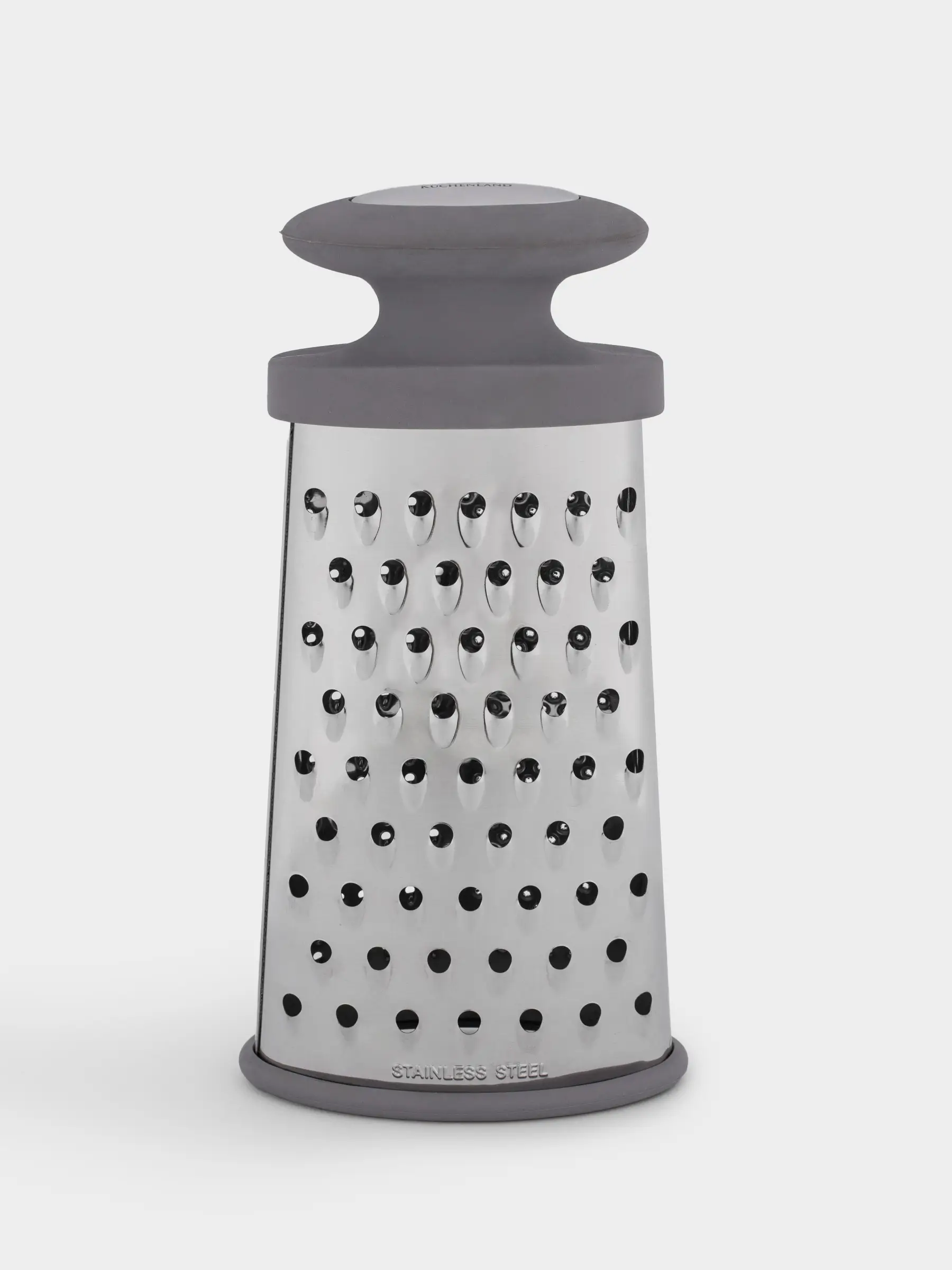 Grater, 23 cm, two-sided, steel / plastic, grey, Thin