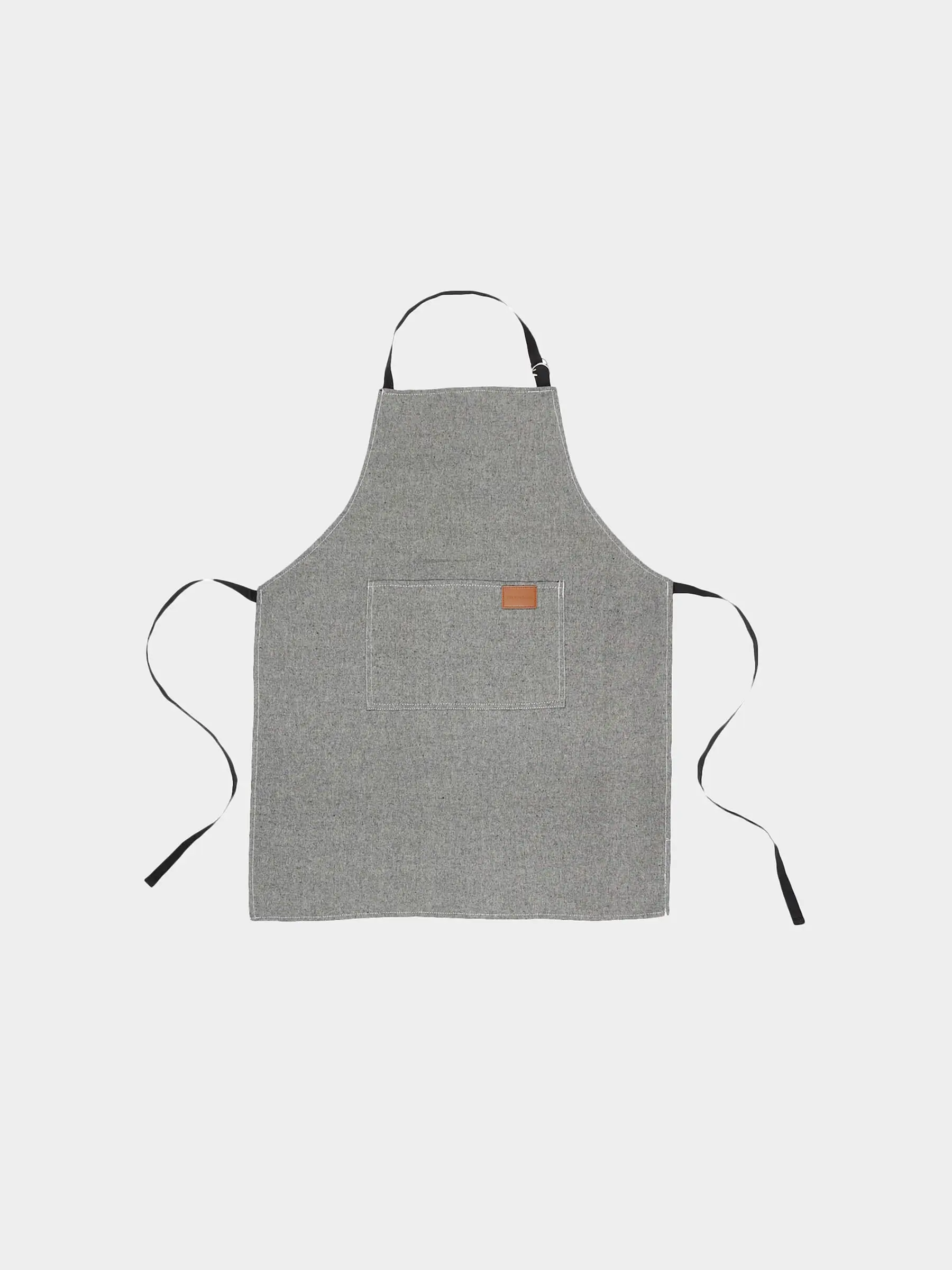 Apron, 65x85 cm, polyester / cotton, dark grey, Melange