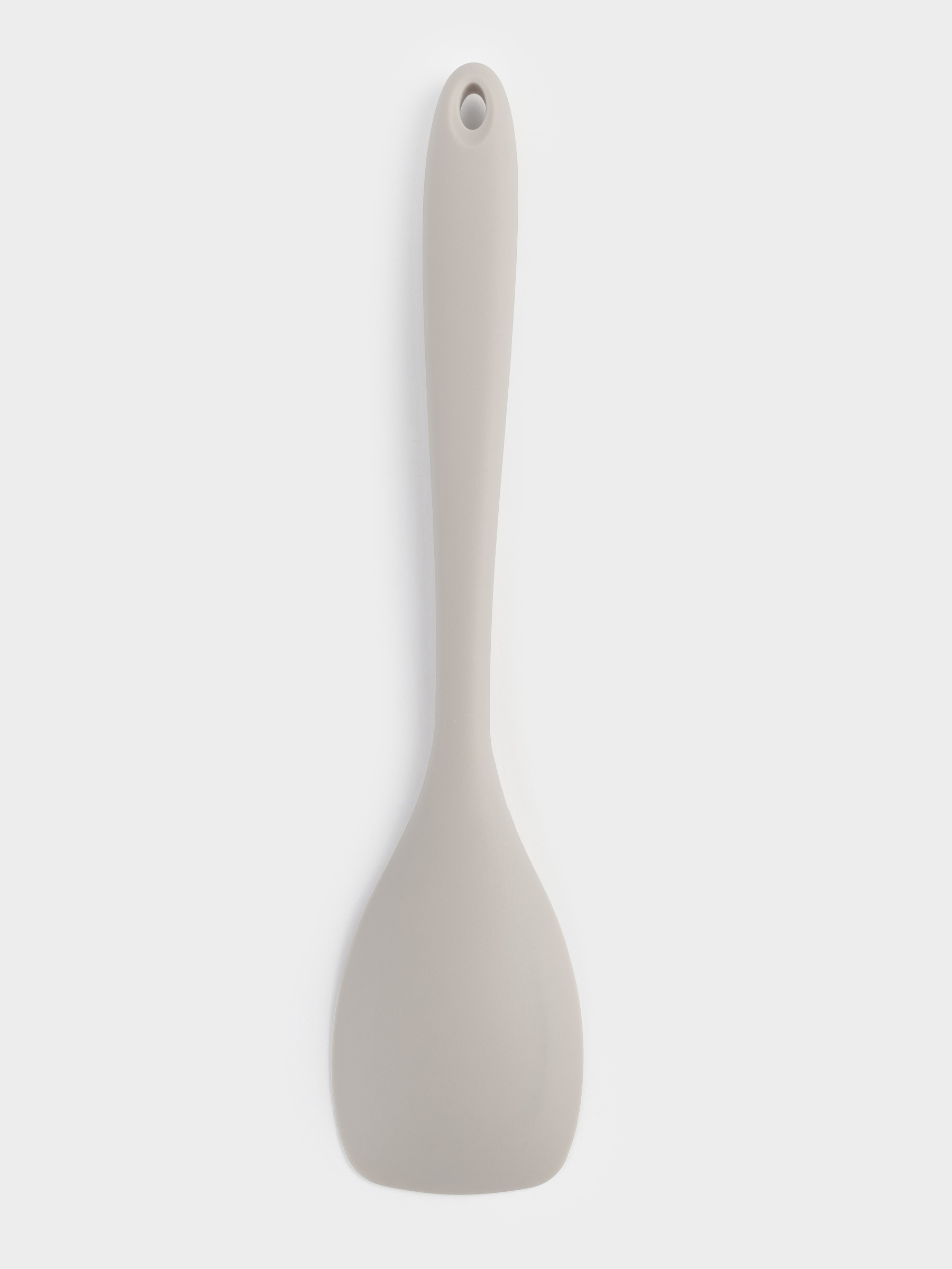Serving spoon, 28 cm, silicone / nylon, beige, Benefit, image-1