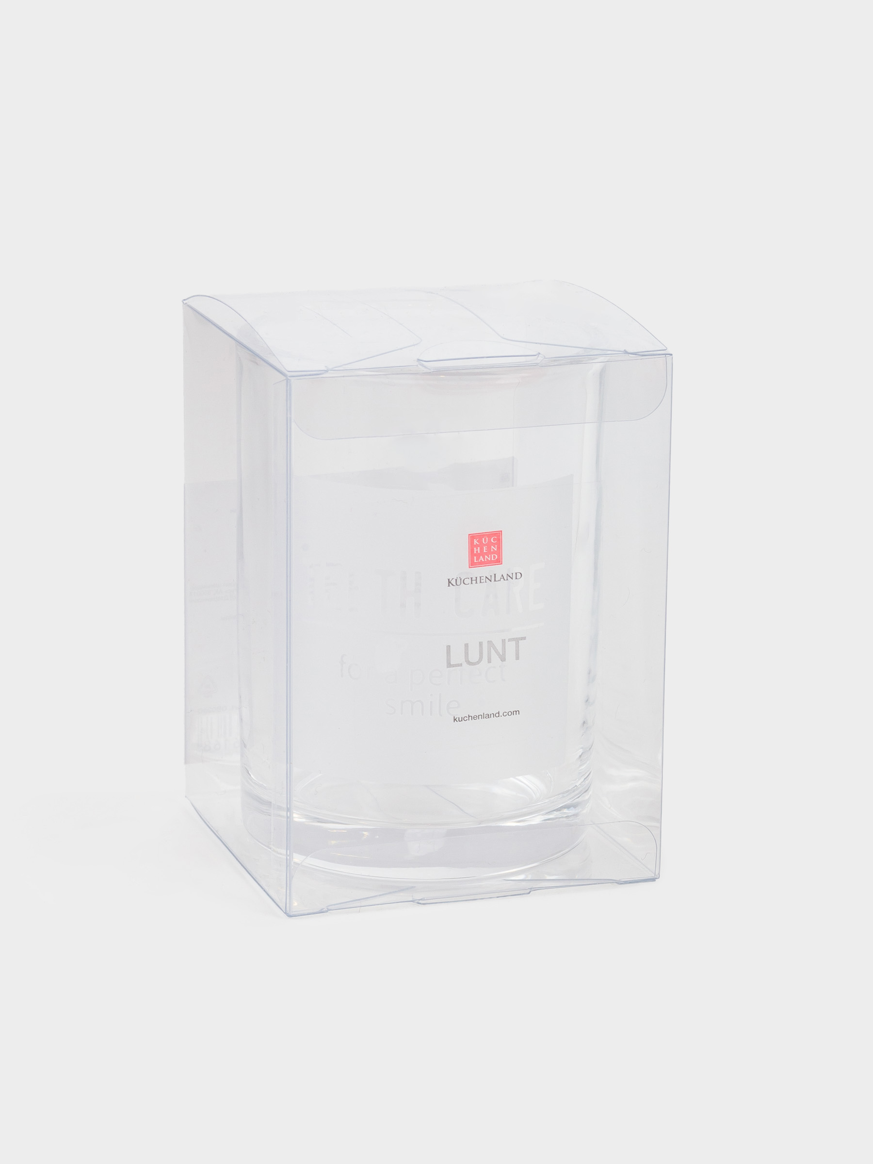 Bathroom tumbler, 11 cm, glass, Lunt, image-2