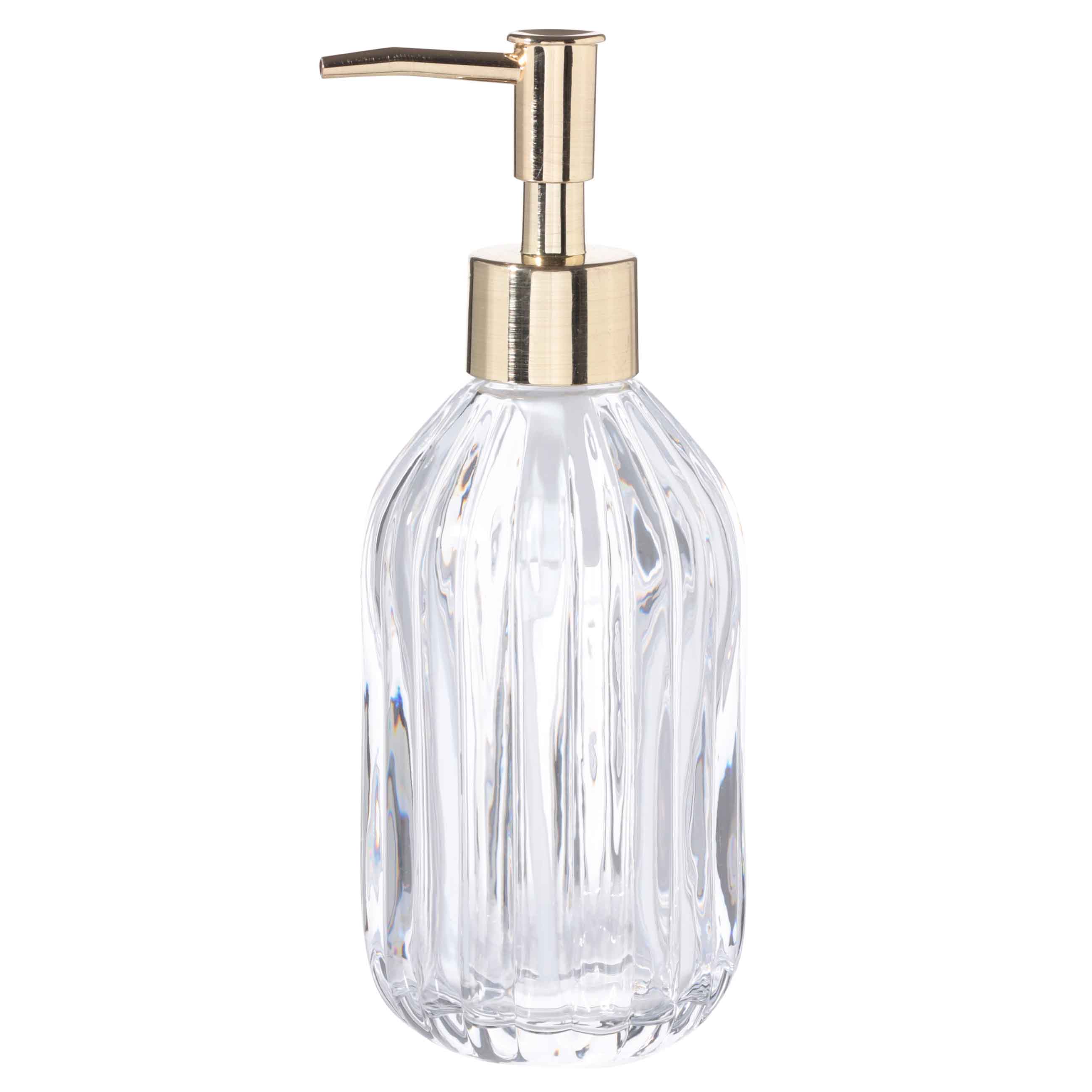 Bathroom set, 3 items, glass / plastic, Alala, image-1