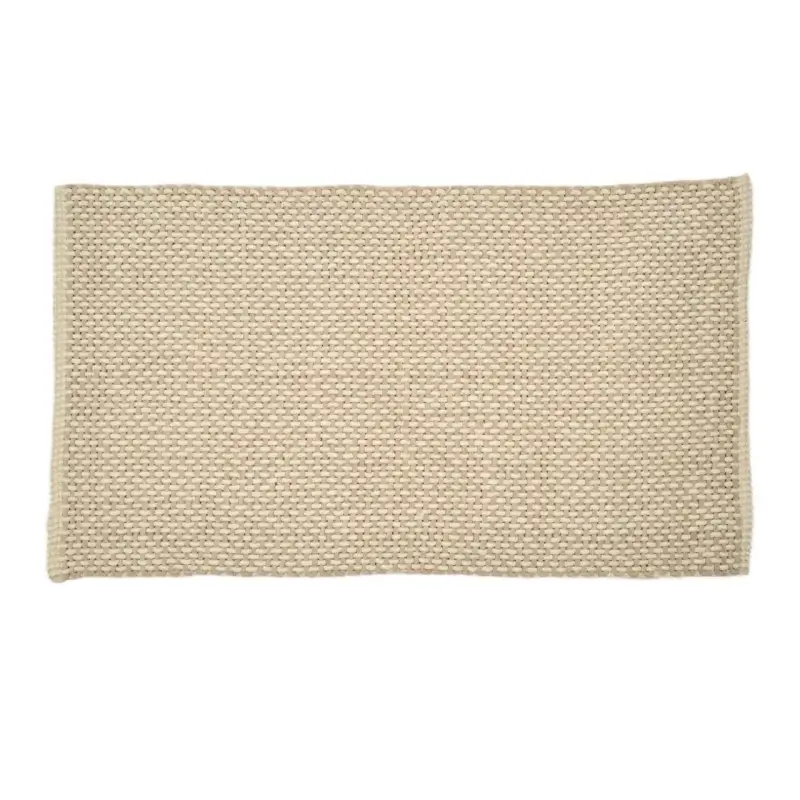 Mat, 60x110 cm, anti-slip, chenille/cotton, beige-brown, Grid, Cozy ,image-0