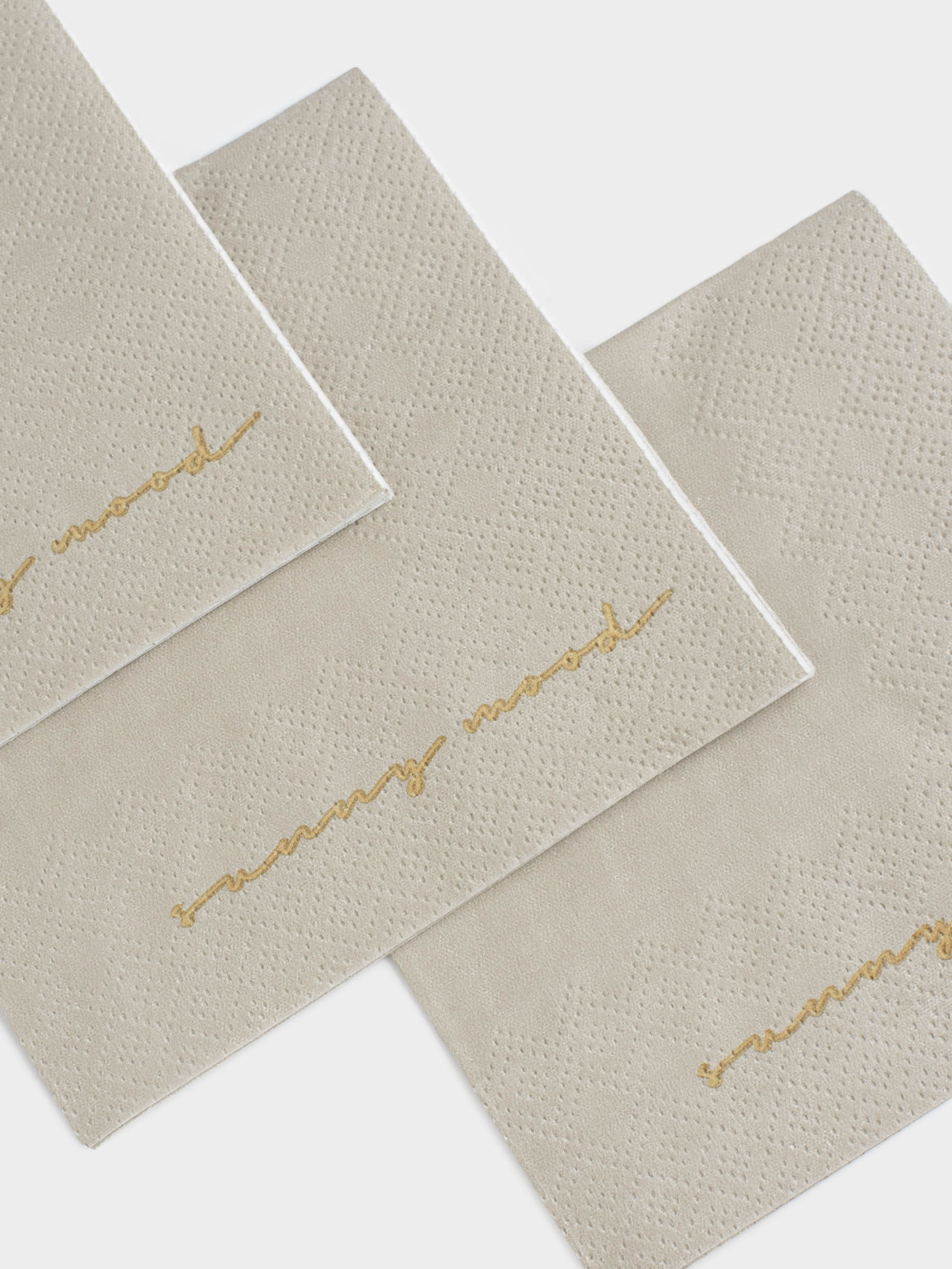 Paper napkins, 21x21 cm, 20 pcs, square, beige, Sunny mood, Scroll, image-4