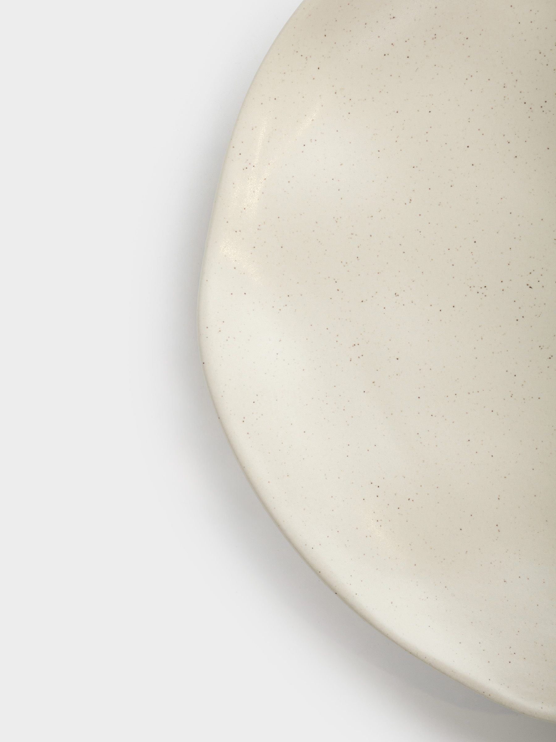 Snack plate, 23 cm, ceramic, milky, Crumpled effect, Crumple creme, image-2