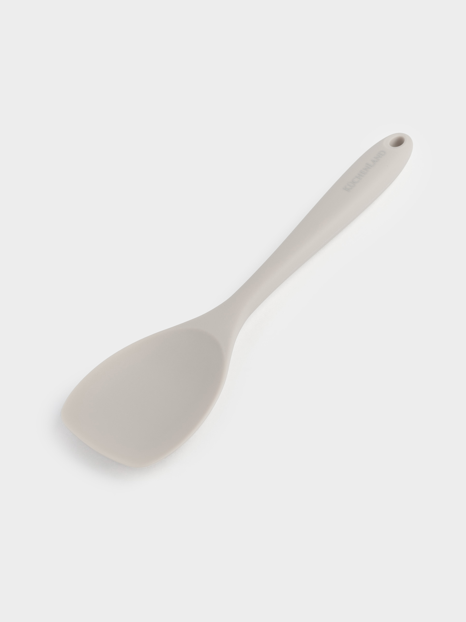 Serving spoon, 28 cm, silicone / nylon, beige, Benefit, image-2