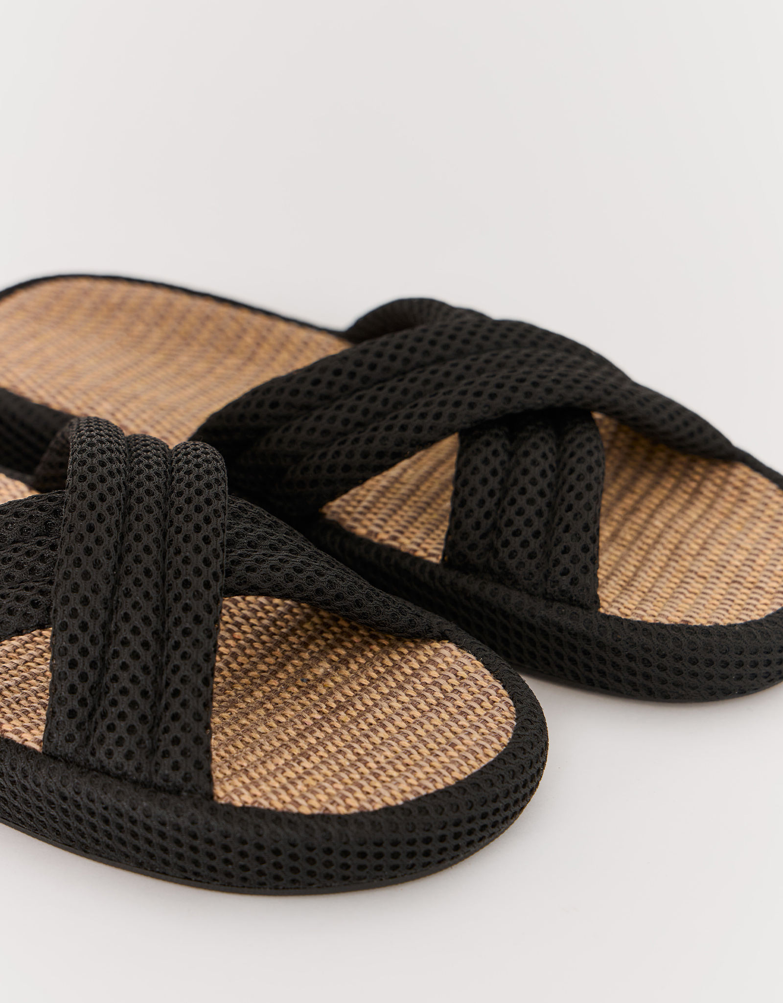 Women's slippers, homewear, size 36-37, polyester, brown, Walk X, image-5