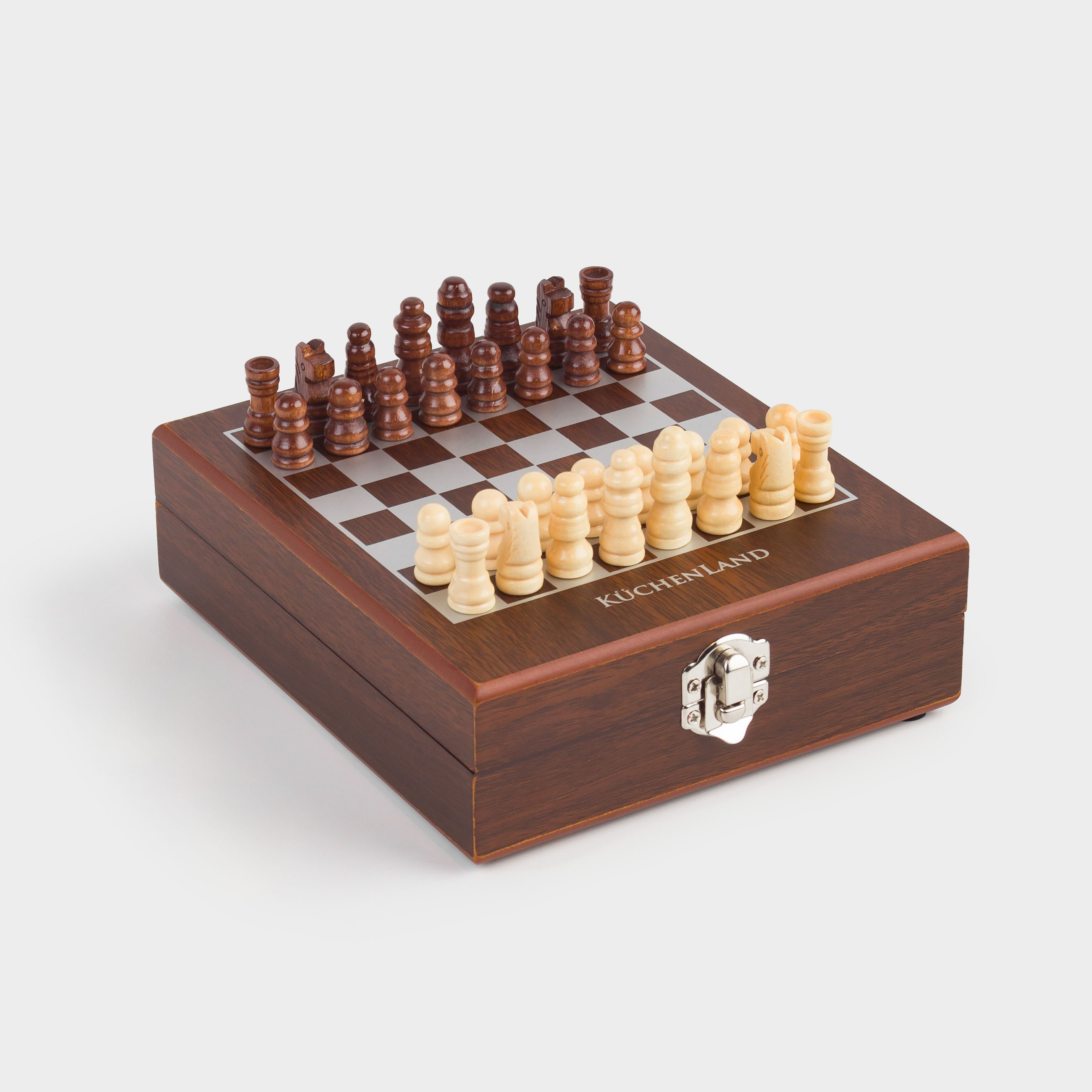 Set of board games, 16x13 cm, cards / dice/chess, wood / plastic, Sabal, image-3