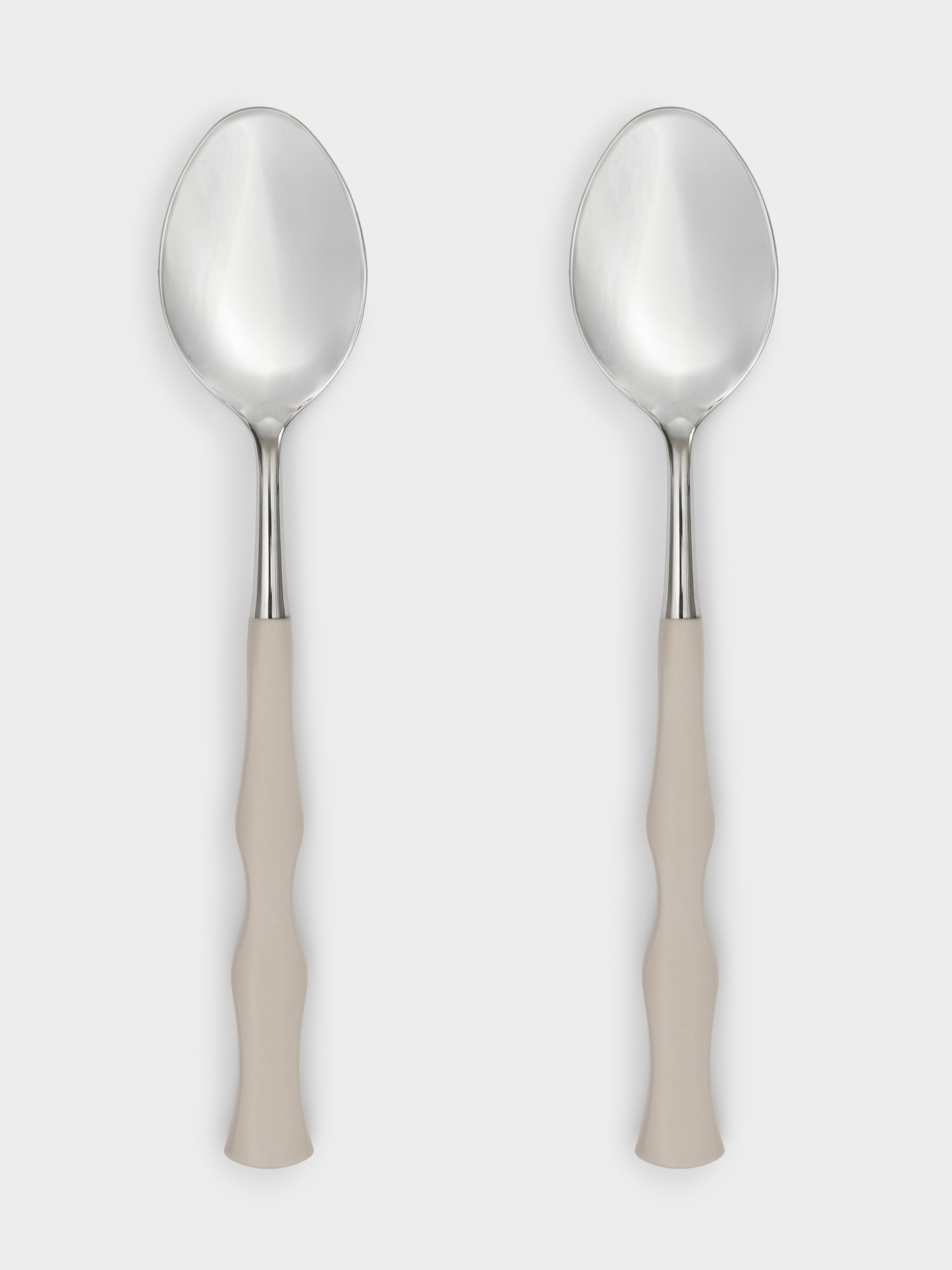 Dining spoon, 2 pcs, steel / plastic, beige, Bends, Toronto, image-3