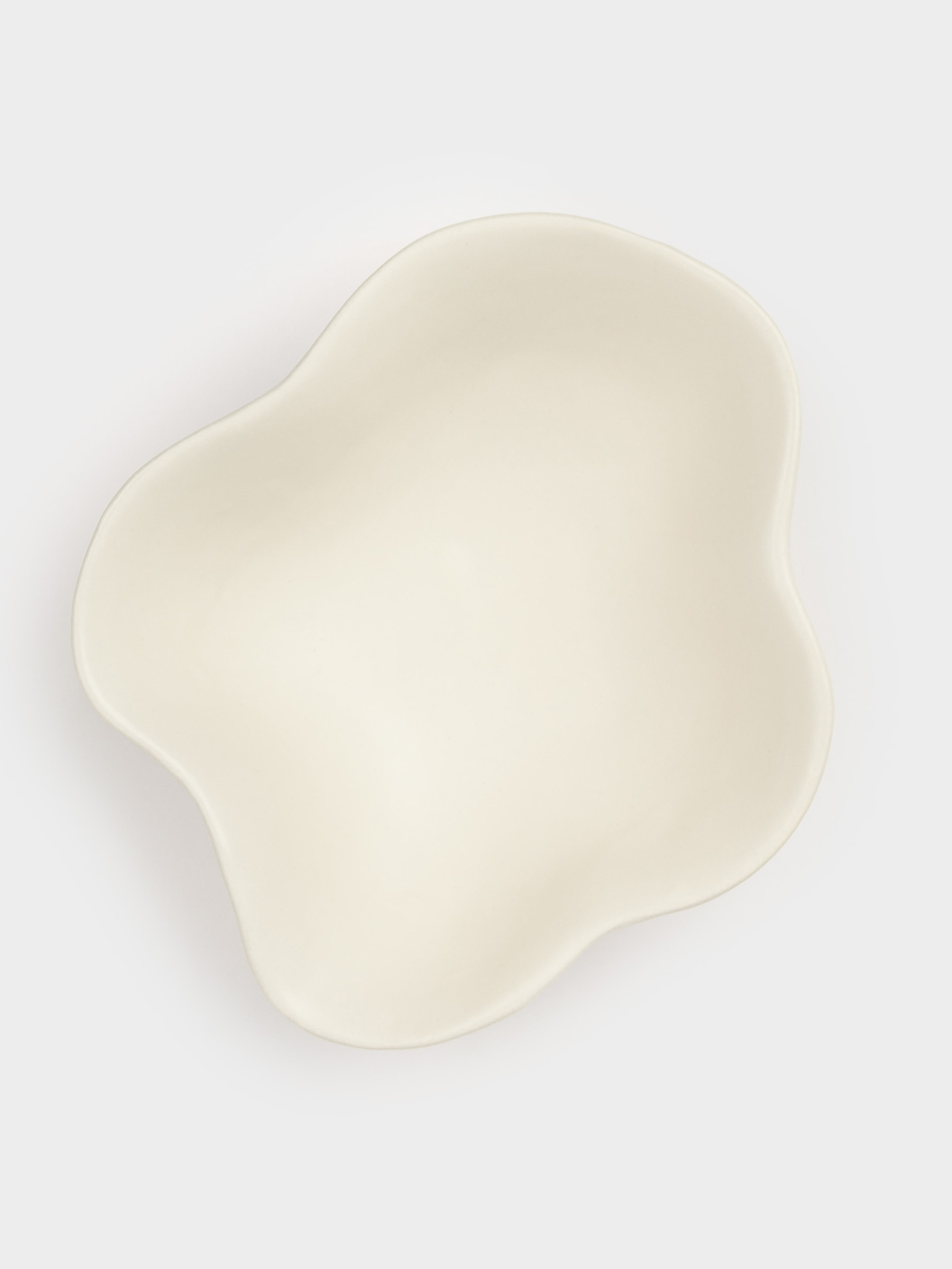 Salad bowl, 15x6 cm, 330 ml, ceramic, milky, Vintage flowers, La flore, image-4