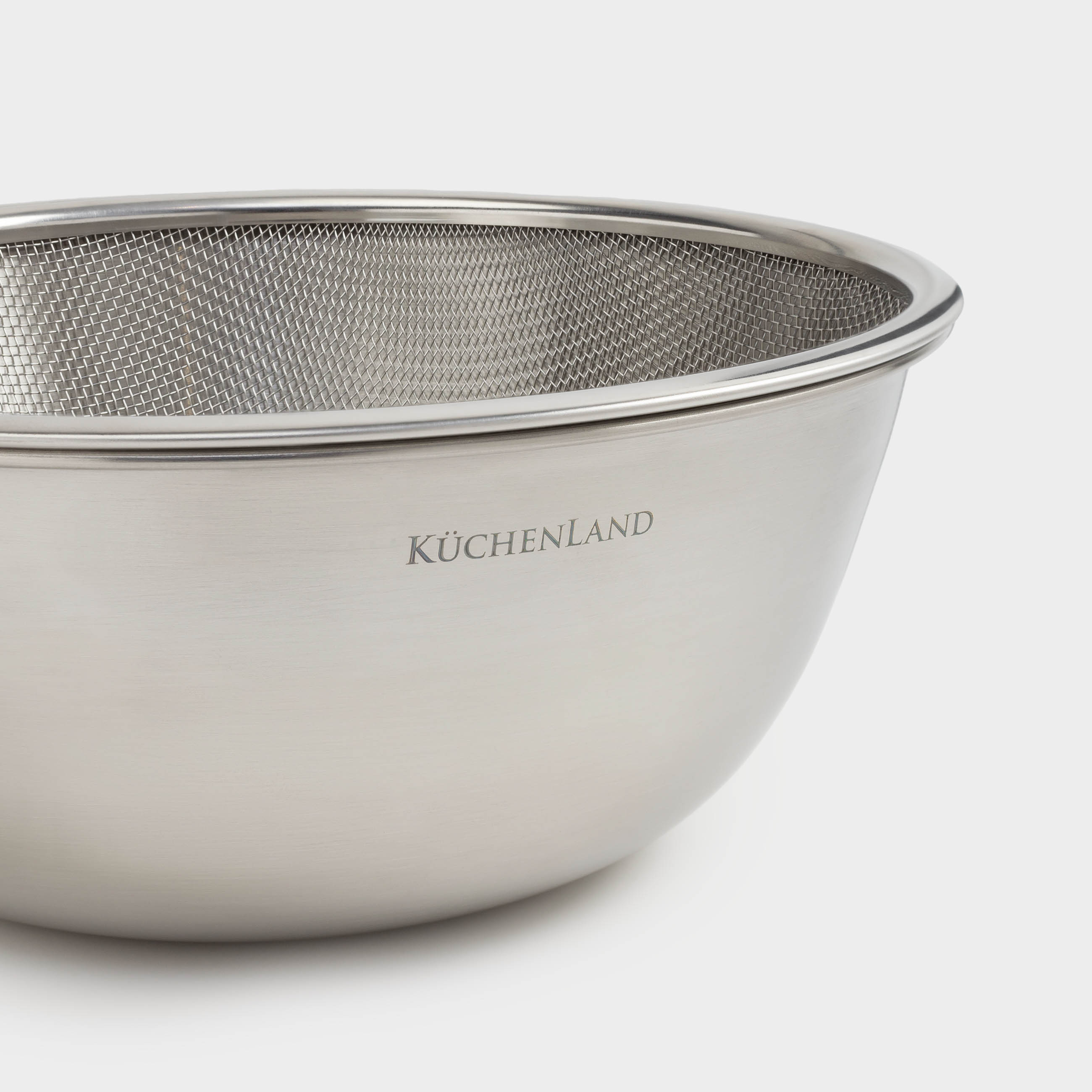 Set of bowl and colander, 22 cm, 2 pr, steel, Classic, image-4