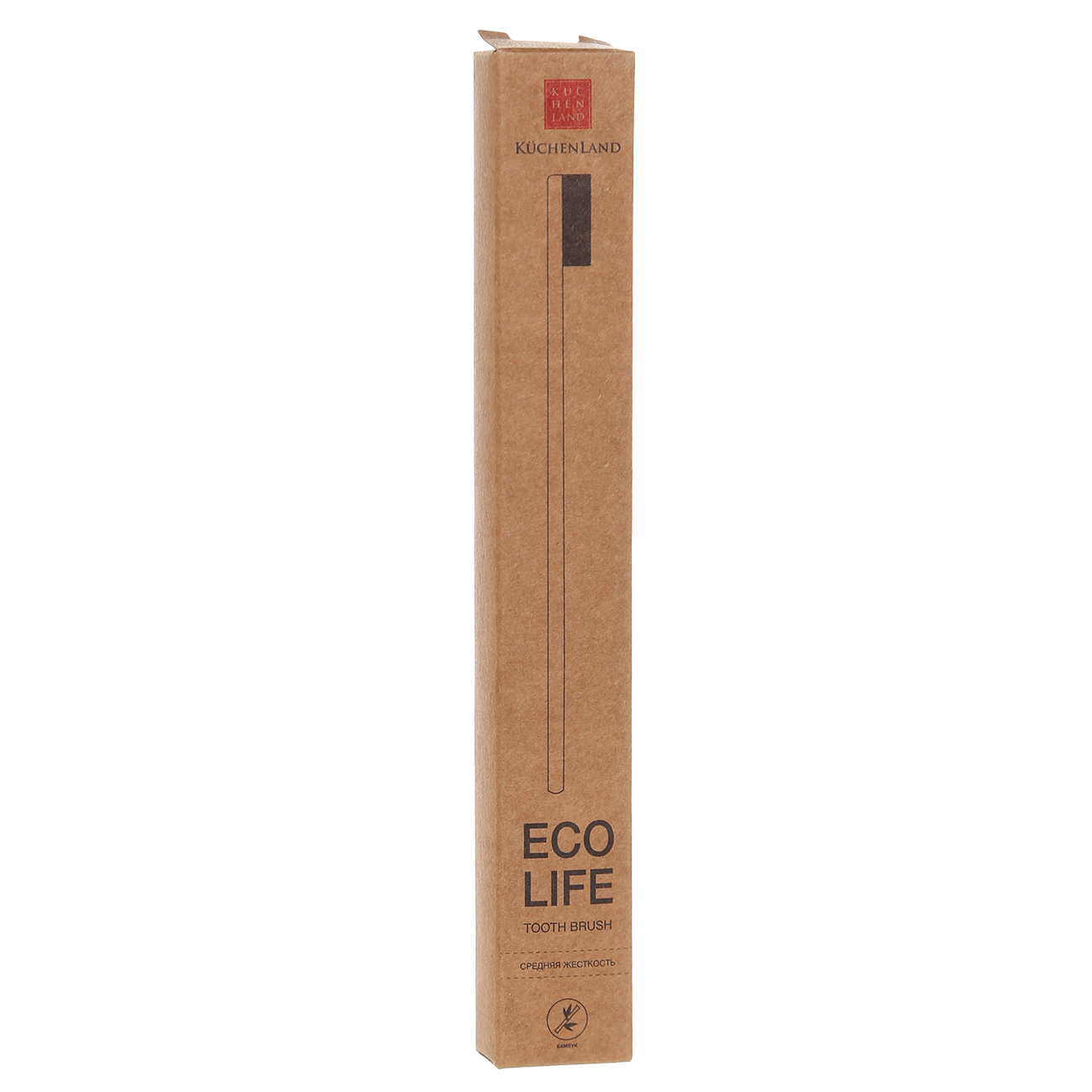 Toothbrush, bamboo, black bristles, Eco life