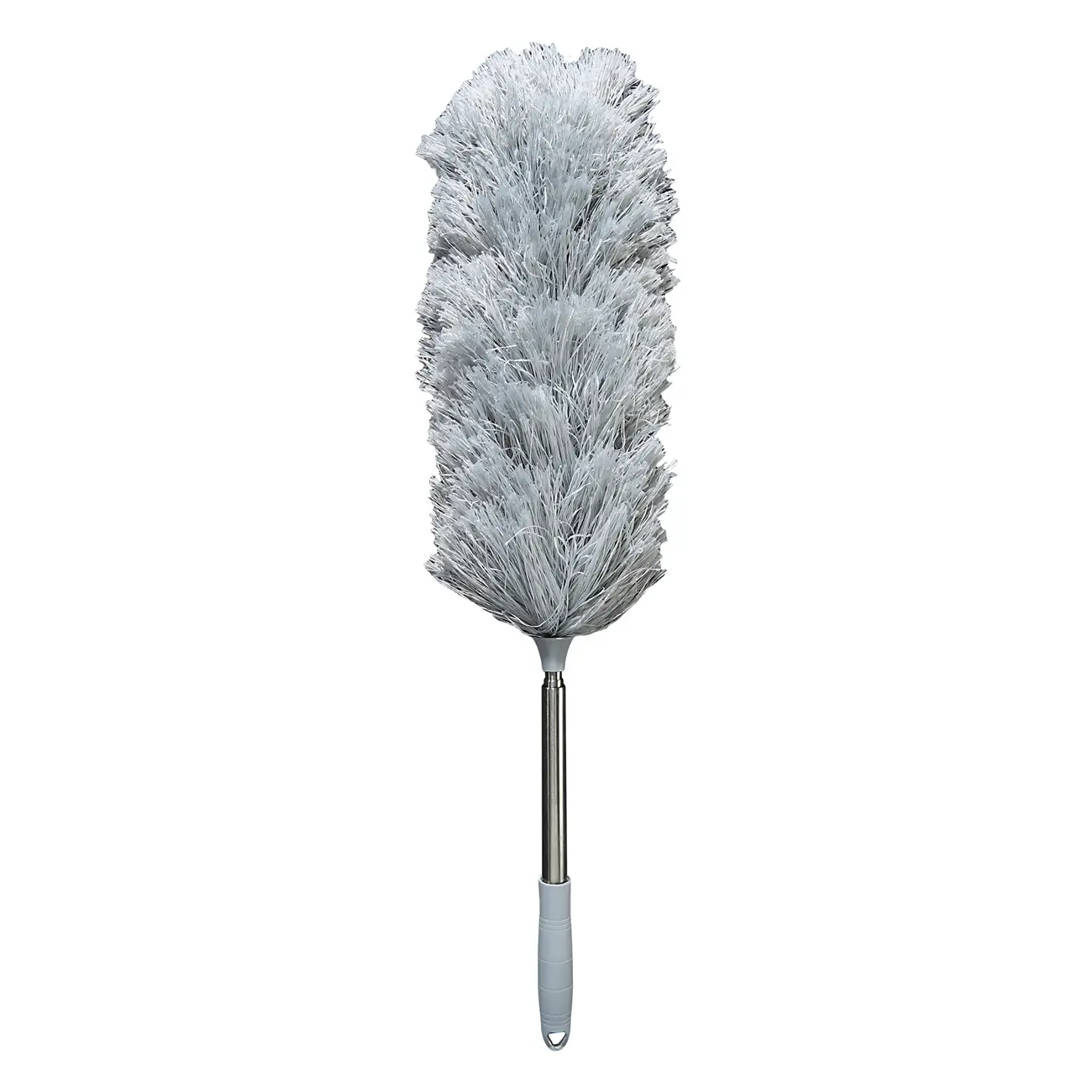 Dust brush, 60/125 cm, telescopic, microfiber/steel, Clear, image-0