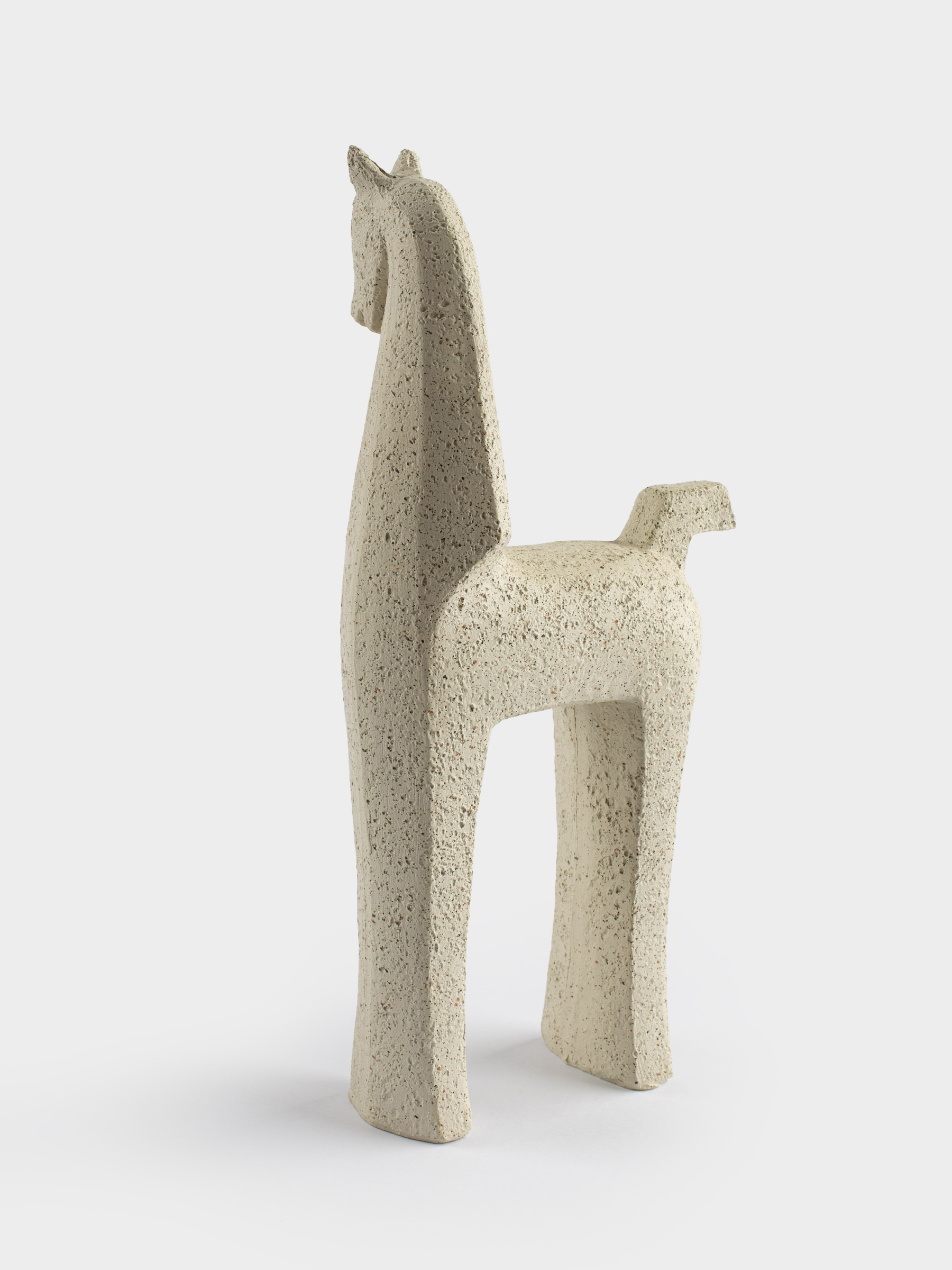 Statuette, 25 cm, polyresin, white, Horse, Horse white, image-7