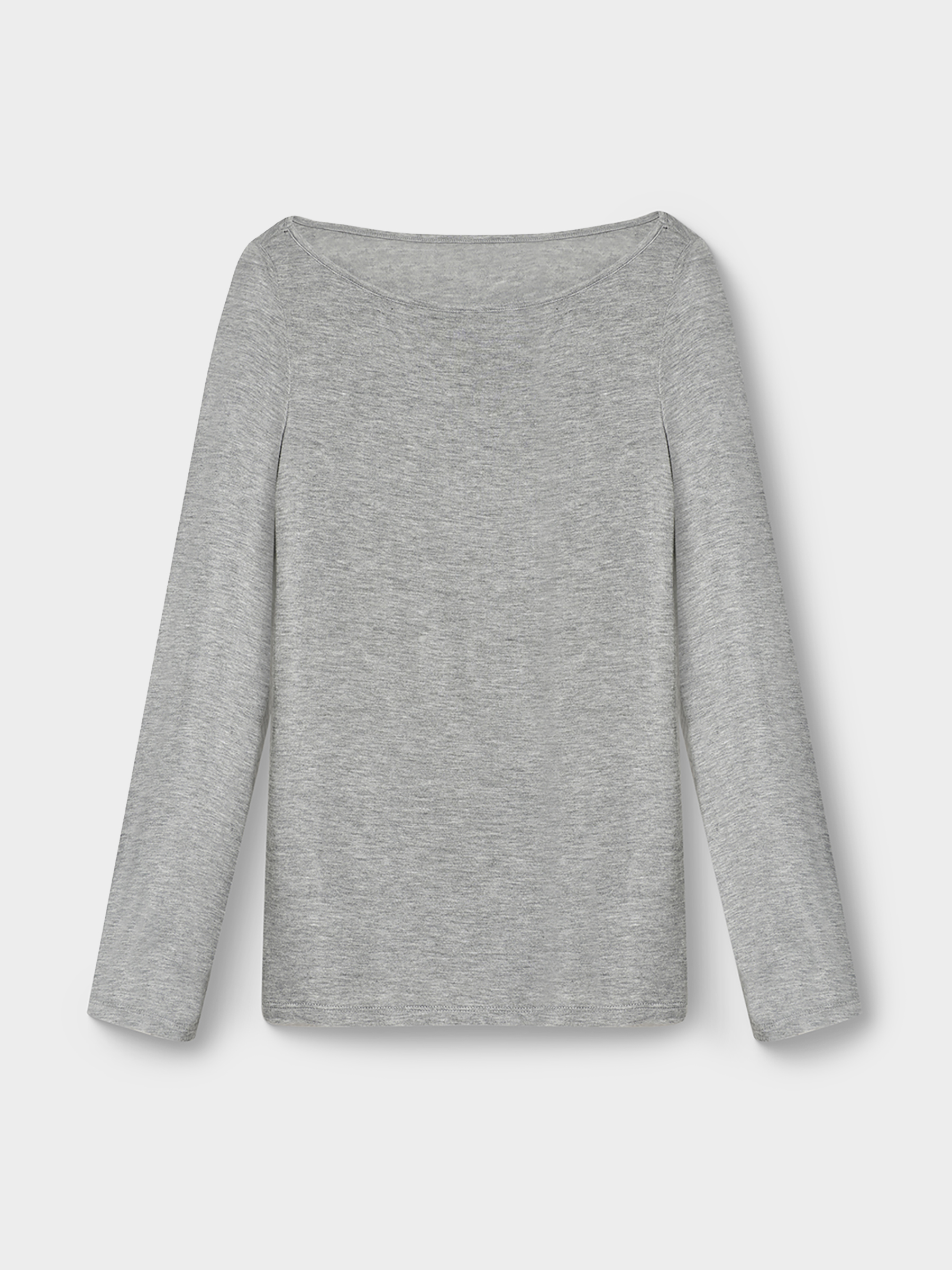 Women's longsleeve, homewear, size S, viscose, grey, Cristy, image-8