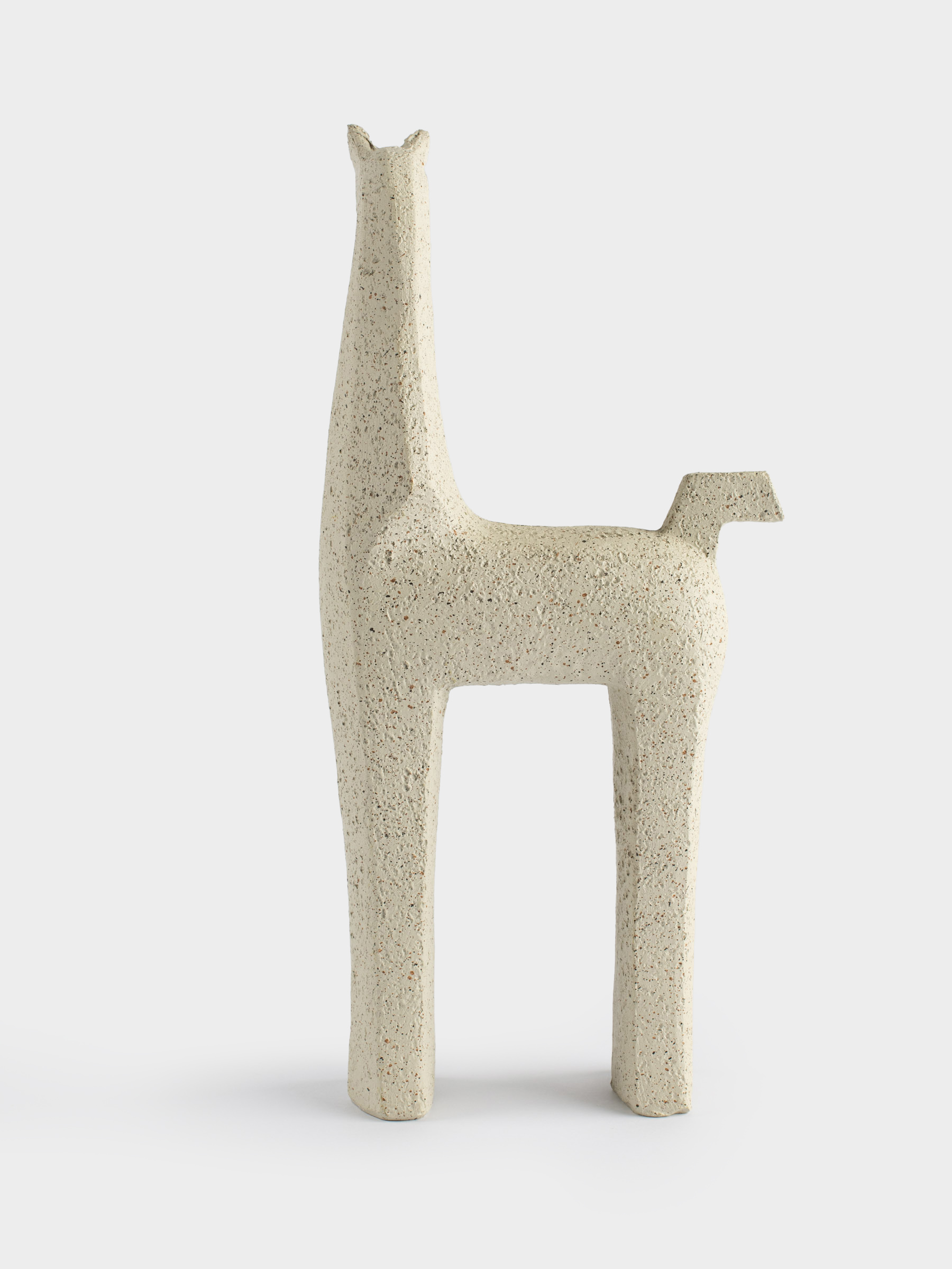 Statuette, 25 cm, polyresin, white, Horse, Horse white, image-3