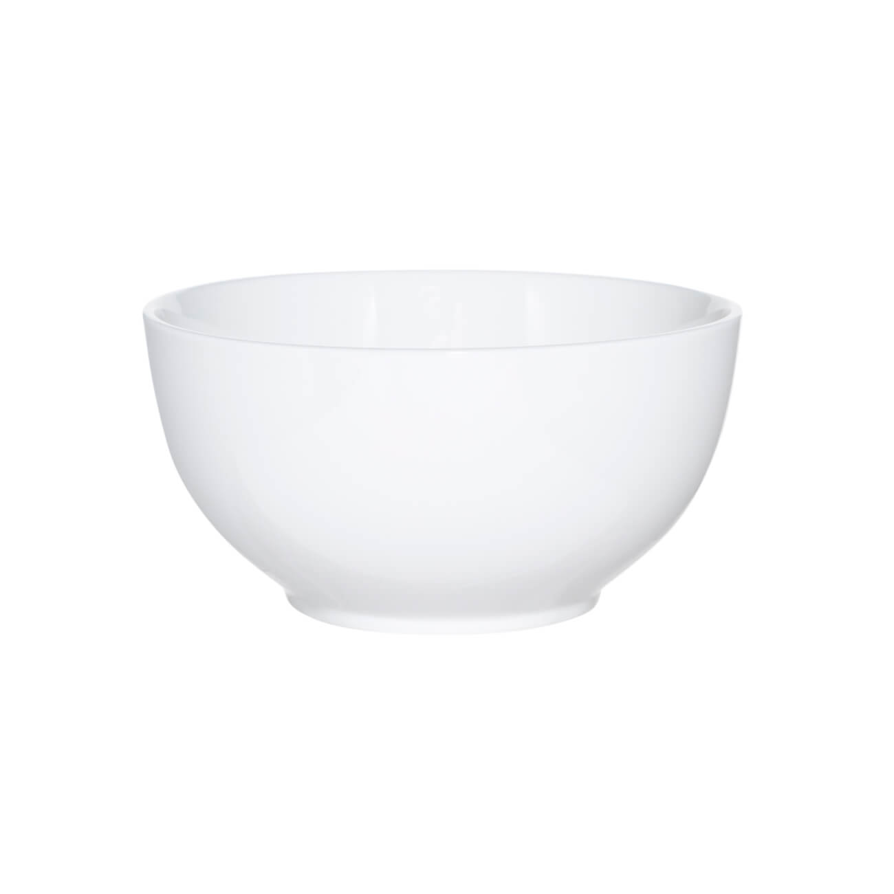 Salad bowl, 15x8 cm, porcelain P, white, Silence