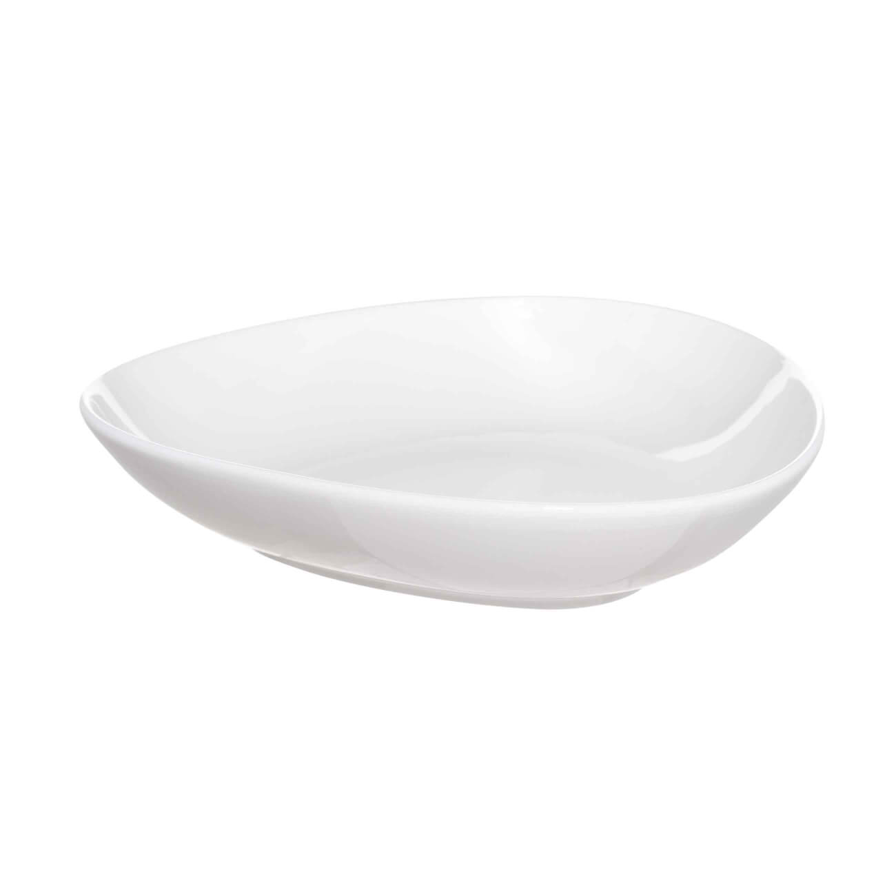 Soup plate, 22x5 cm, porcelain P, white, Synergy