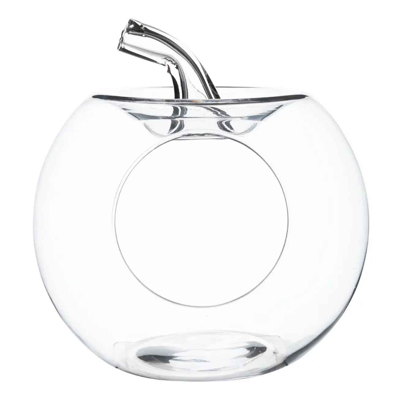 Candy box, 27x24 cm, glass, Apple, Clear, image-0