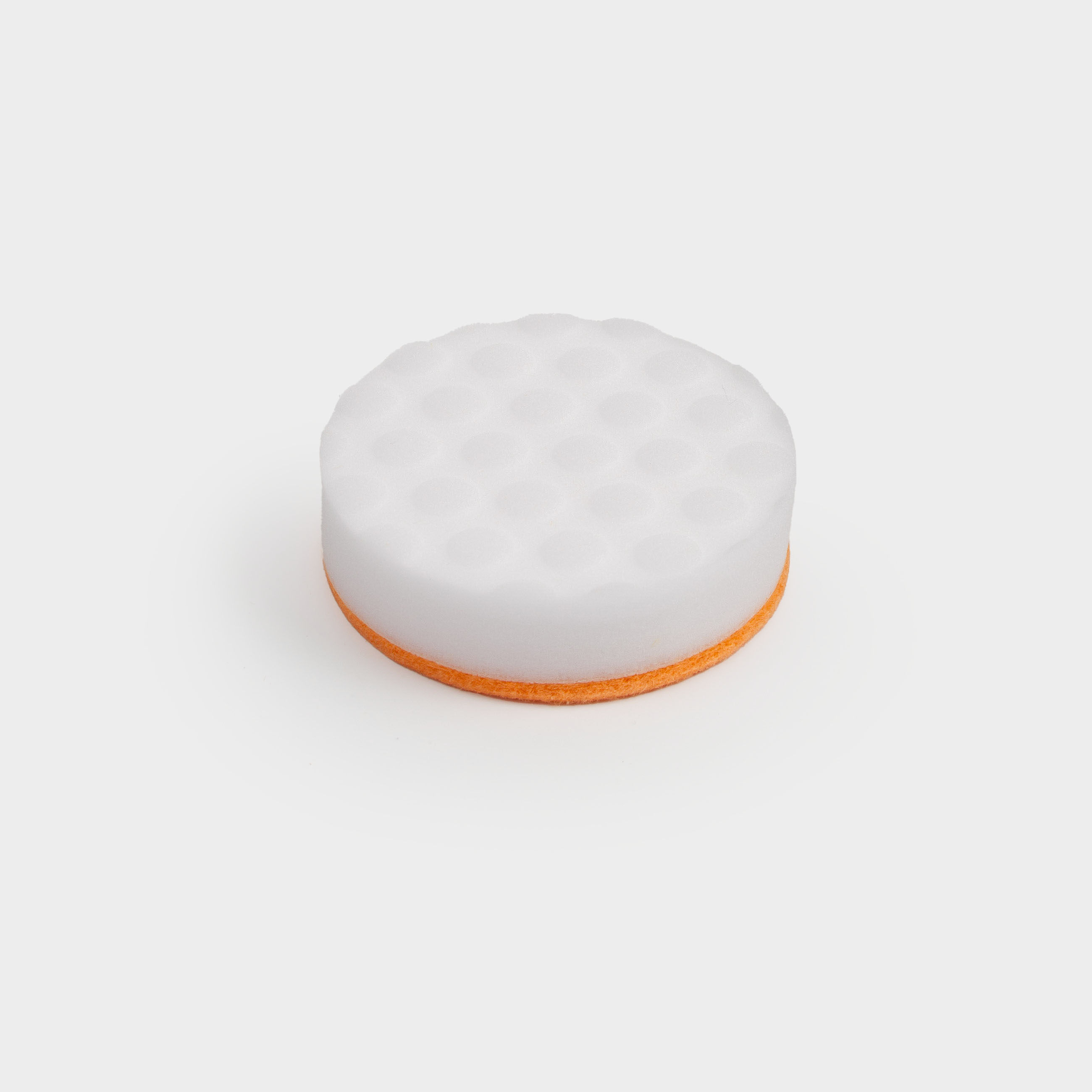 Sponge for cleaning white shoes and soles, 6 cm, 10 pcs, melamine / abrasive, white-beige, Clean