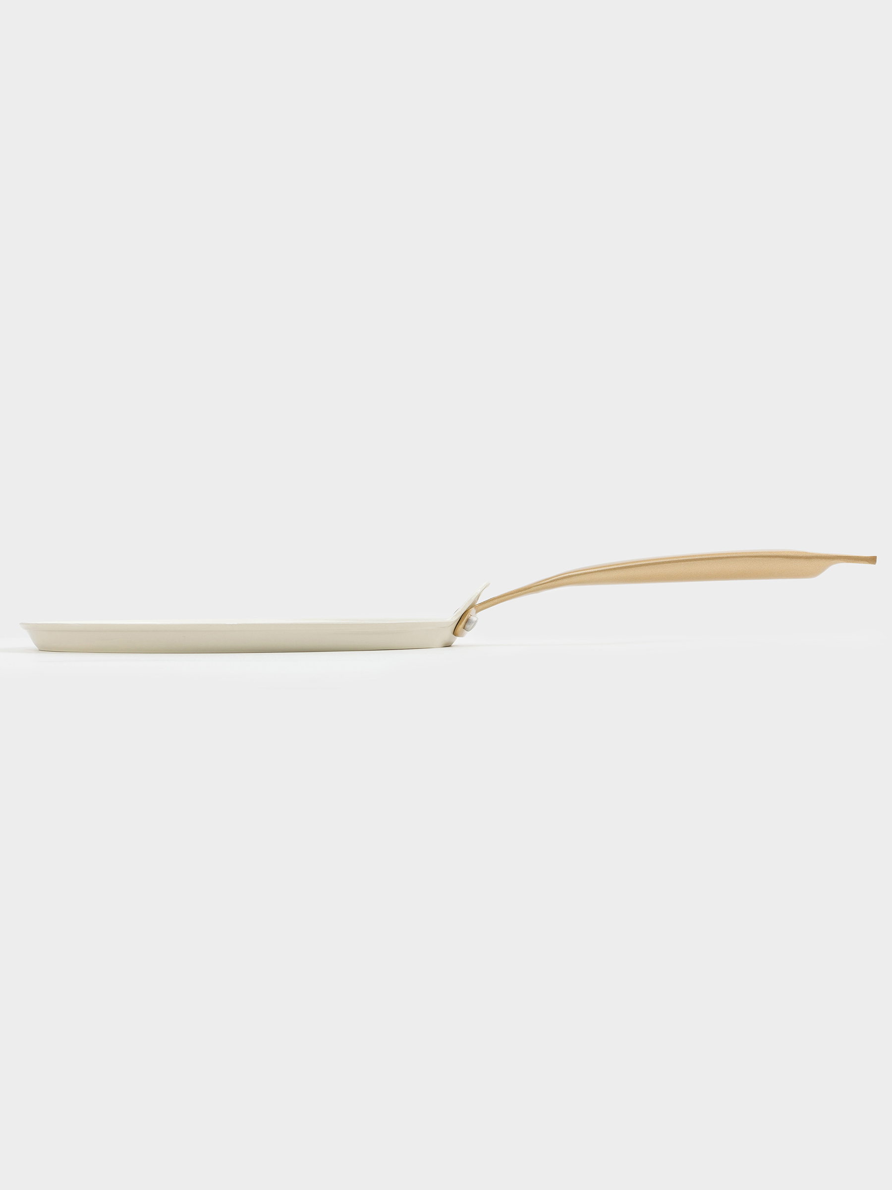 Pancake pan, 24 cm, coated, aluminum, milky, Piatto gold, image-2