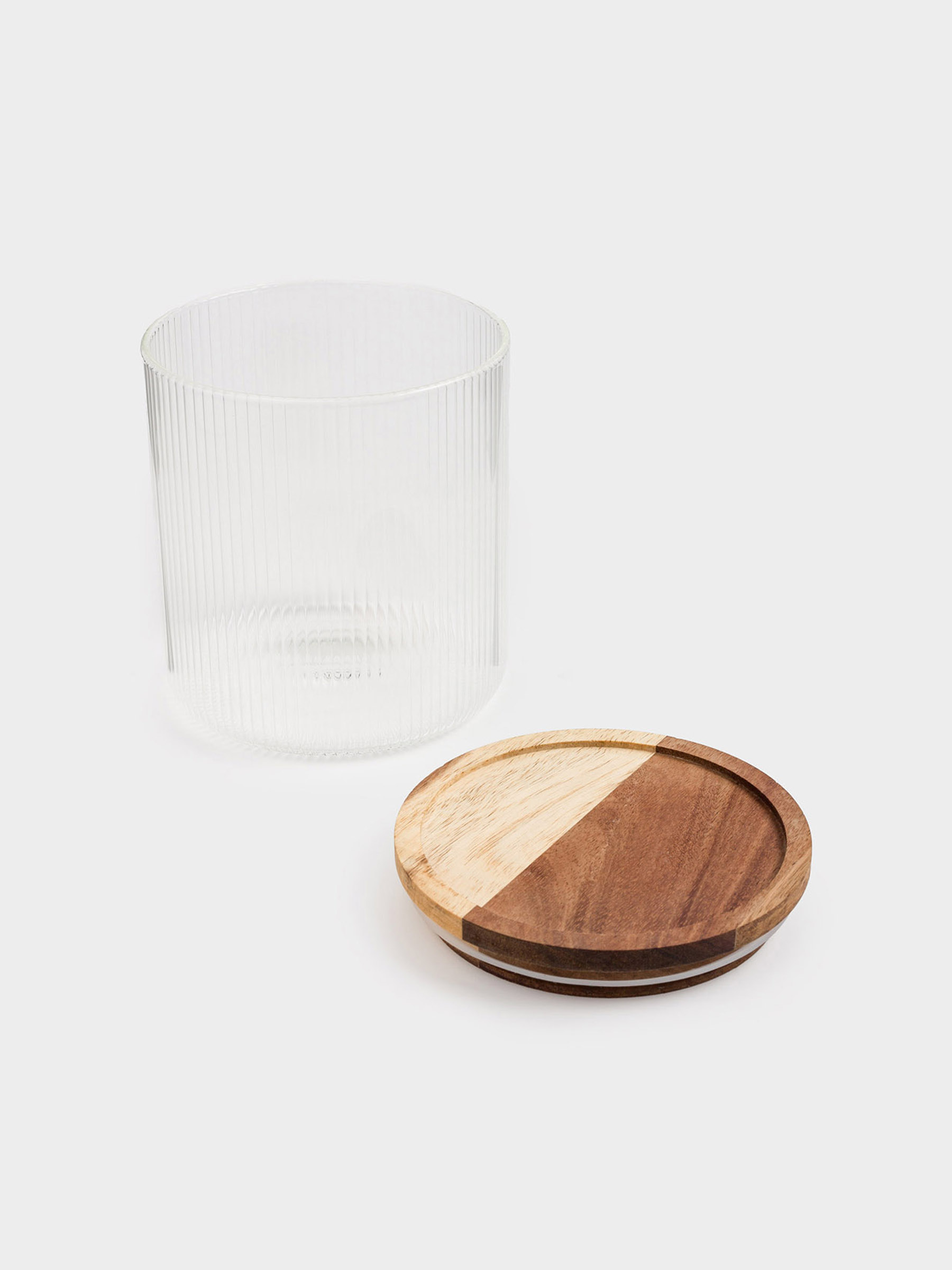 Can for bulk products, 900 ml, glass B, Ravi wood, image-3