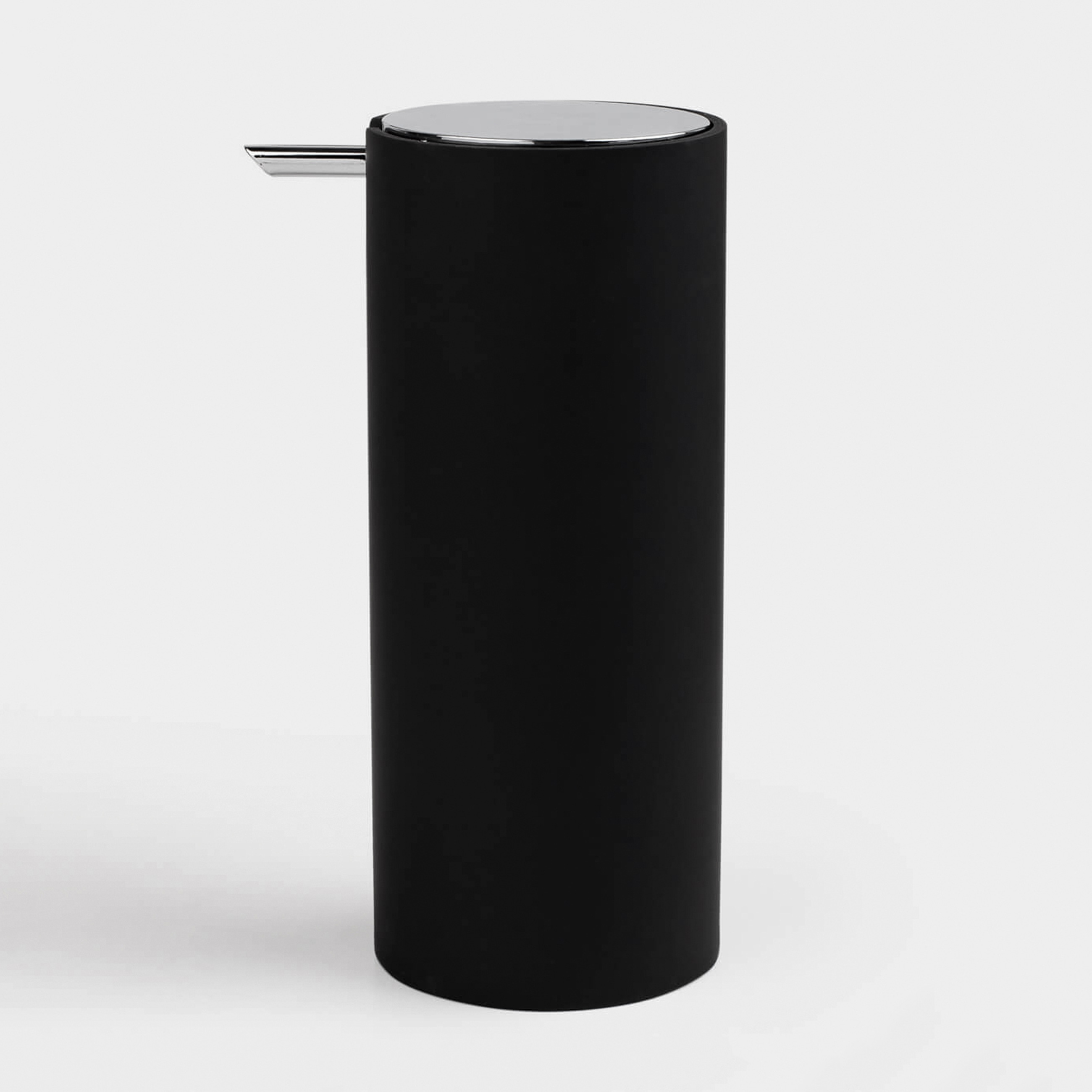 Liquid soap dispenser, 330 ml, plastic, black, Loft style