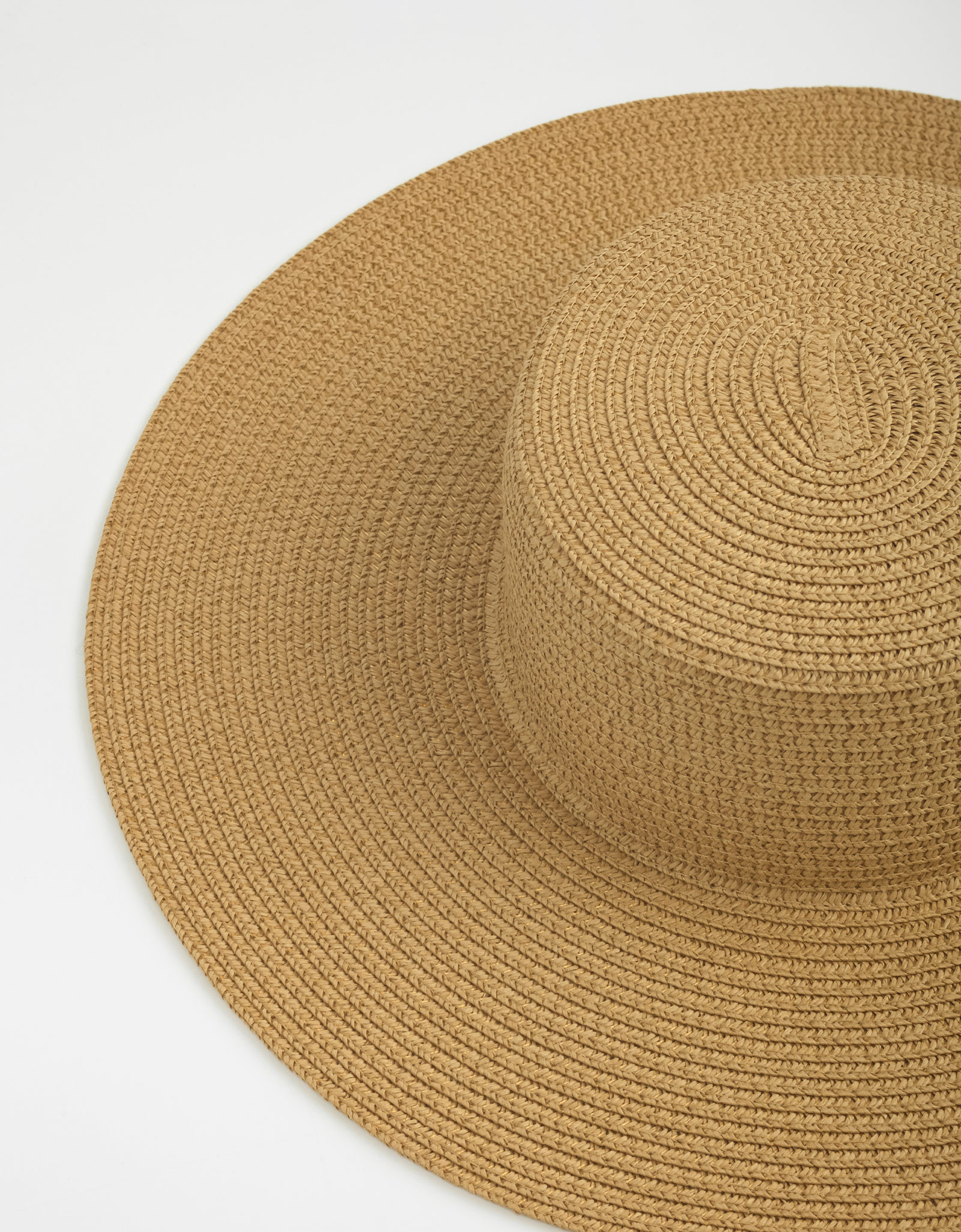 Hat, single size, wide brim, cellulose / polyester, Sand, Banjo, image-1