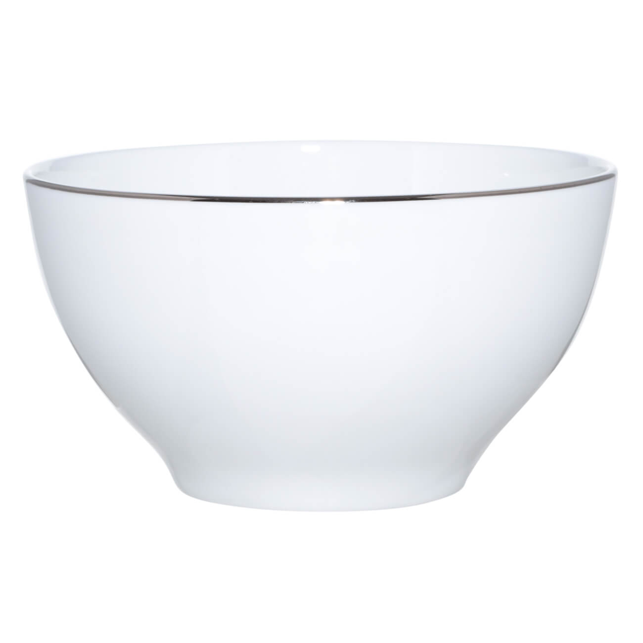 Bowl, 12x6 cm, 2 pieces, porcelain F, white, Ideal silver