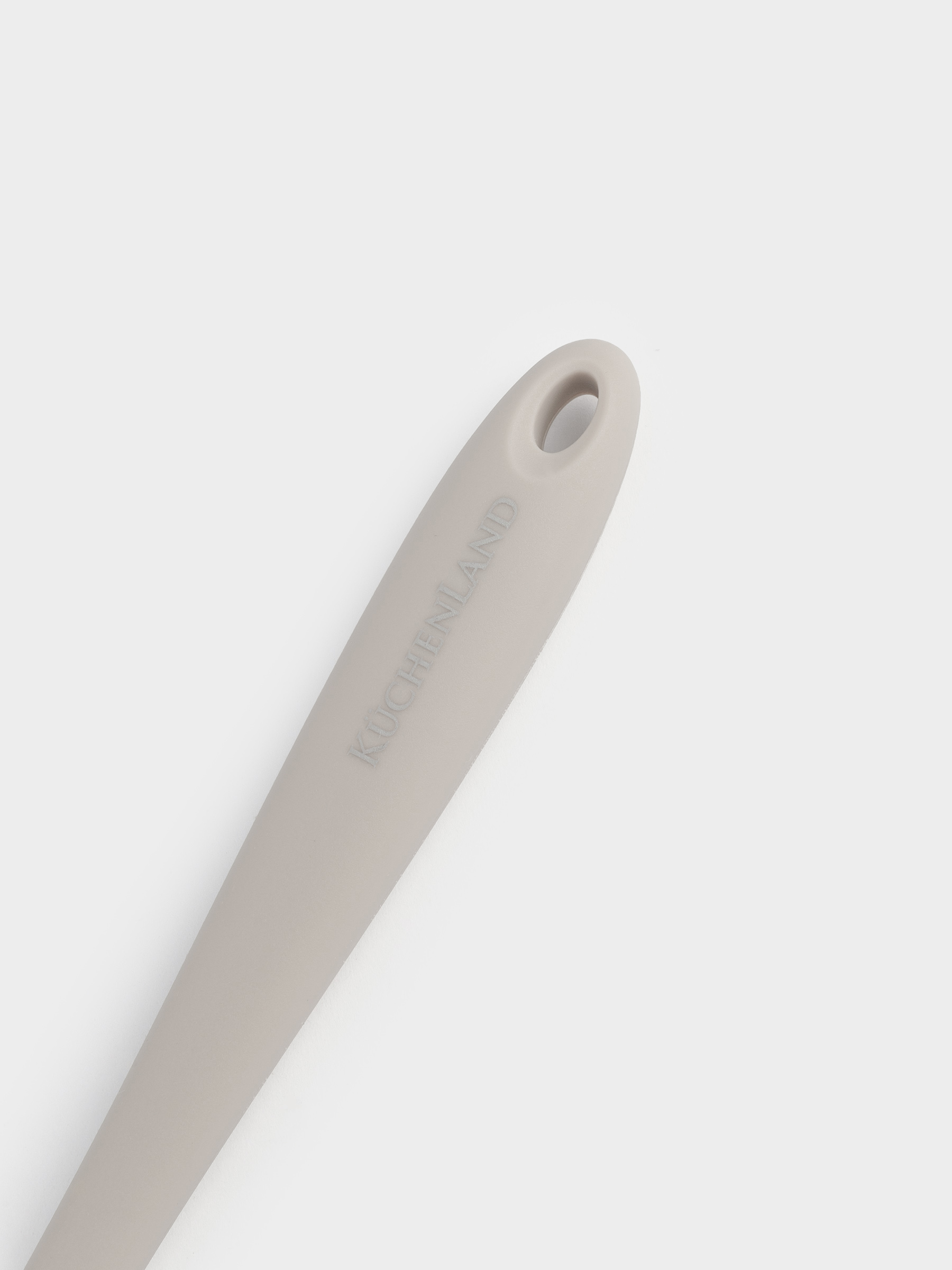 Serving spoon, 28 cm, silicone / nylon, beige, Benefit, image-4