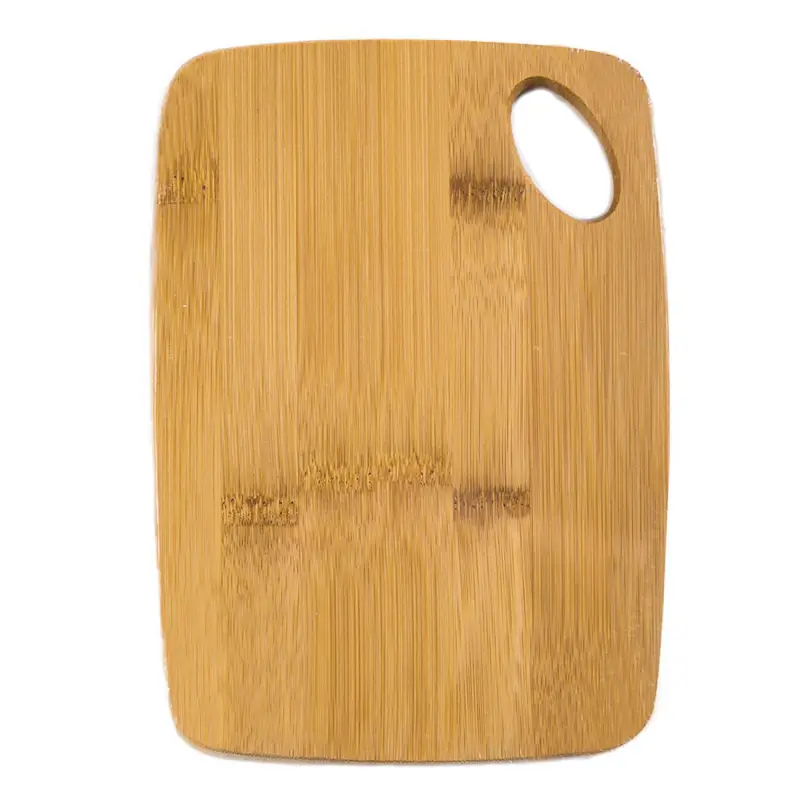 Cutting board, 30х22 cm, rectangular, rounded, bamboo, Bamboo