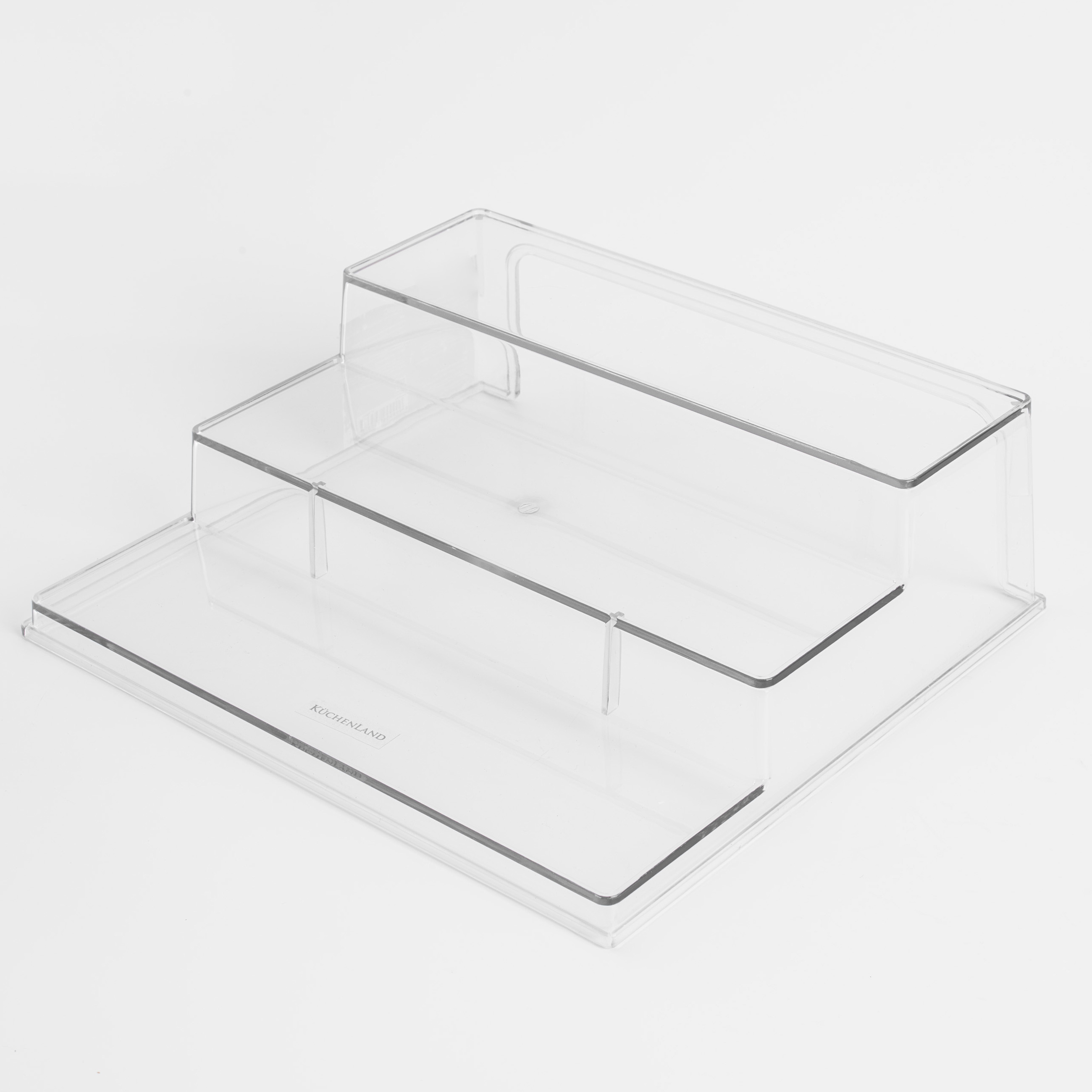 Shelf organizer for the cabinet, 25x23 cm, 3 levels, plastic, Basic