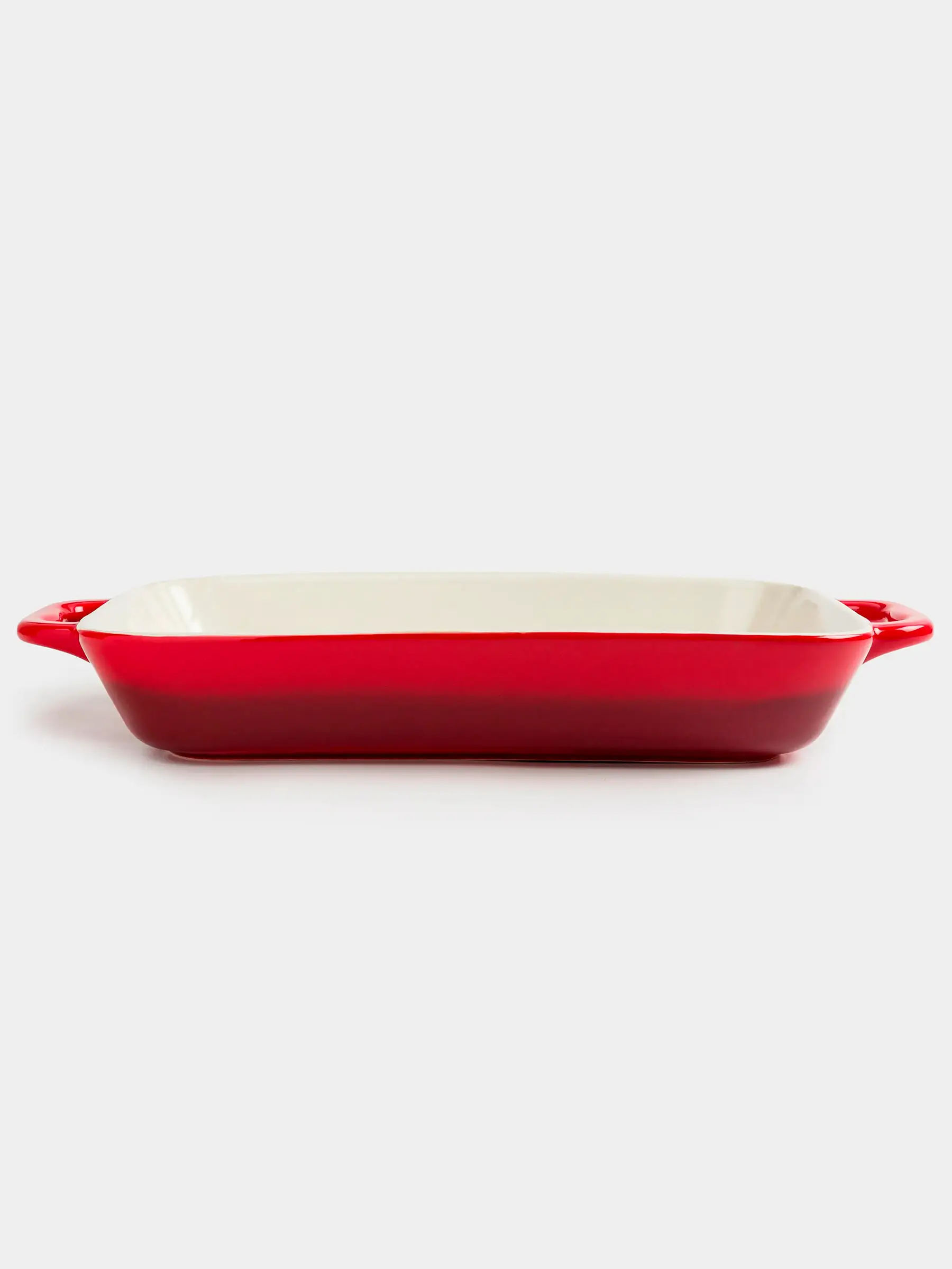 Baking dish, 34x24 cm, ceramic, rectangular, burgundy, Gradient, Cakes gradient
