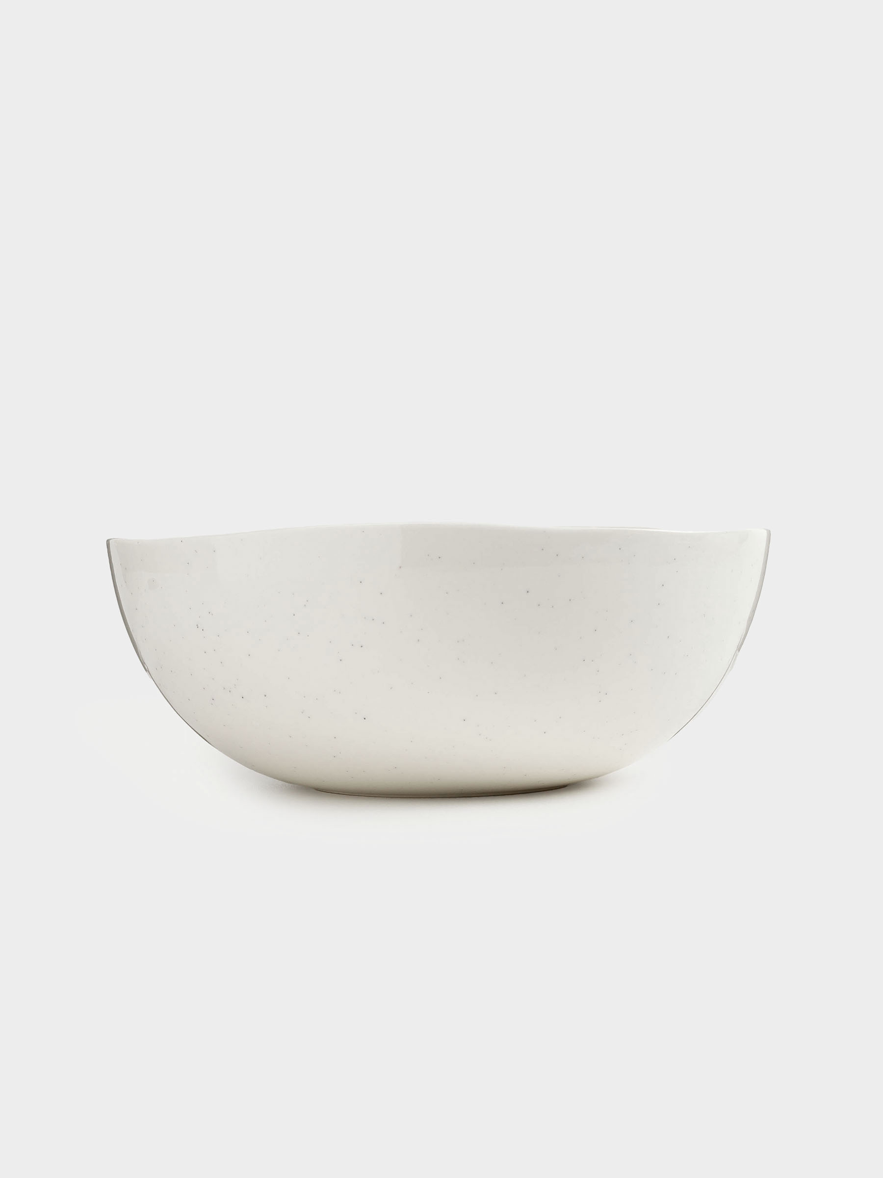 Salad bowl 20x9, ml, porcelain N, milk, Dots, Boho, image-3