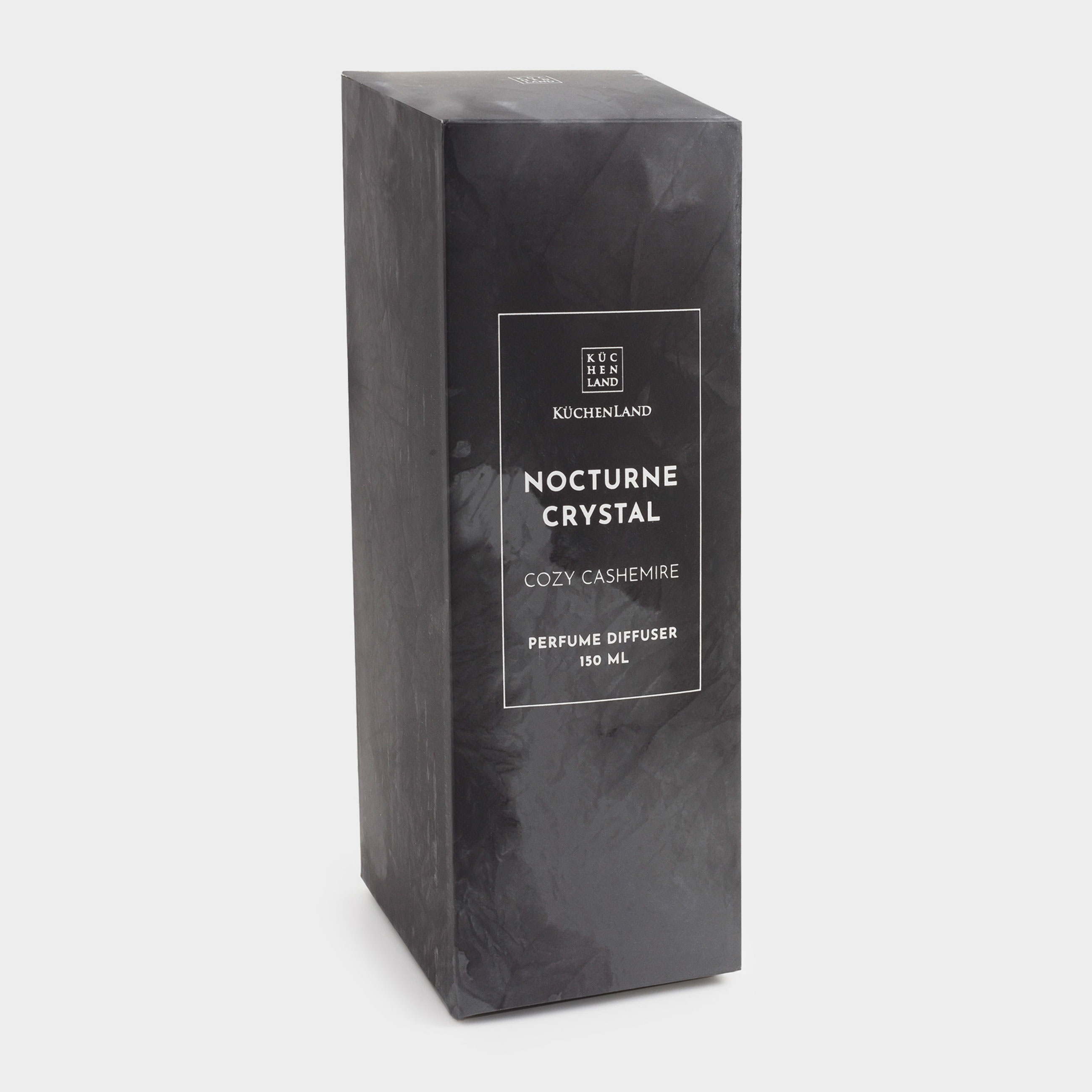 Aroma diffuser, 150 ml, with crystals, Black stones, Cozy cashemire, Nocturne crystal