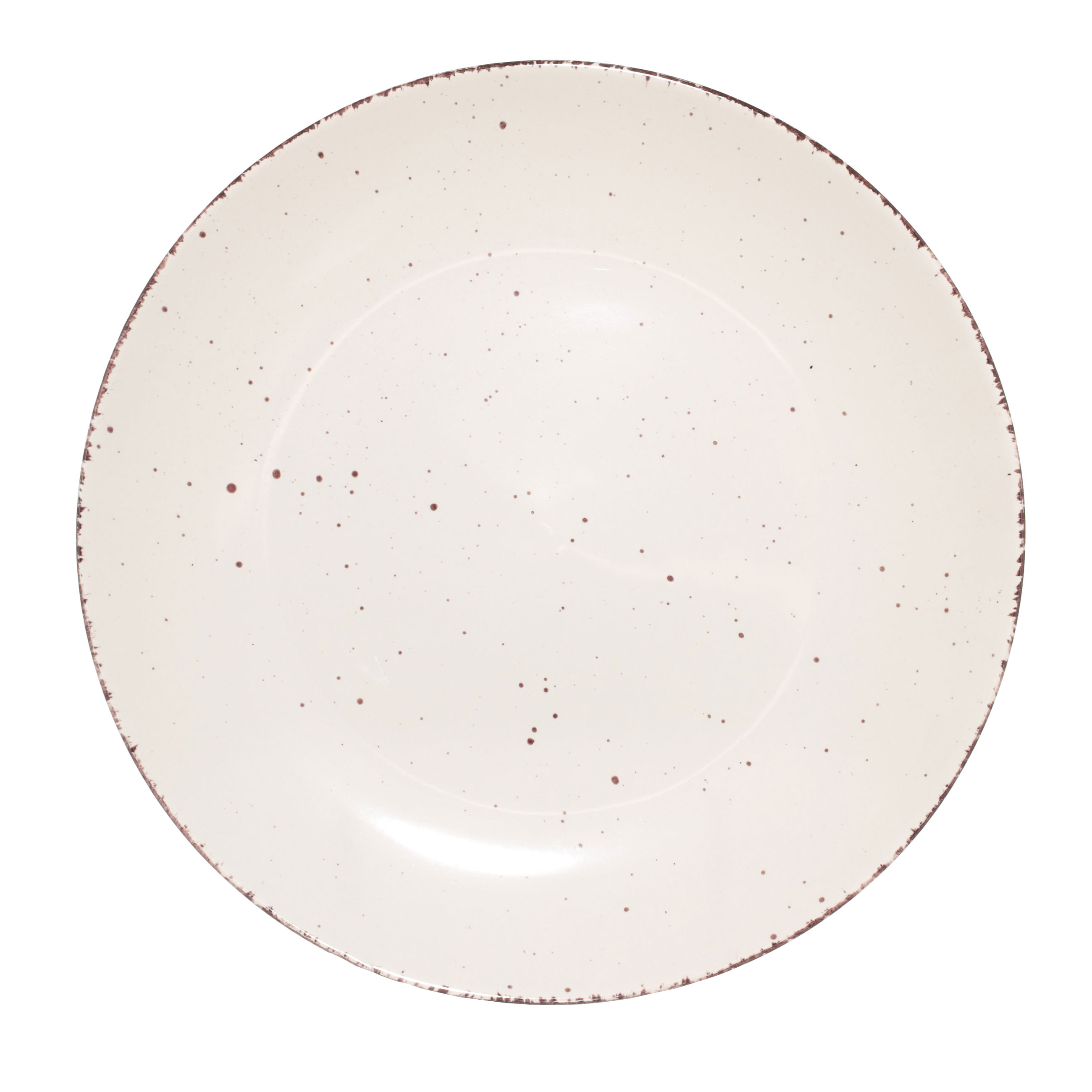 Dinner plate, 27 cm, 2 pieces, ceramic, beige, speckled, Speckled