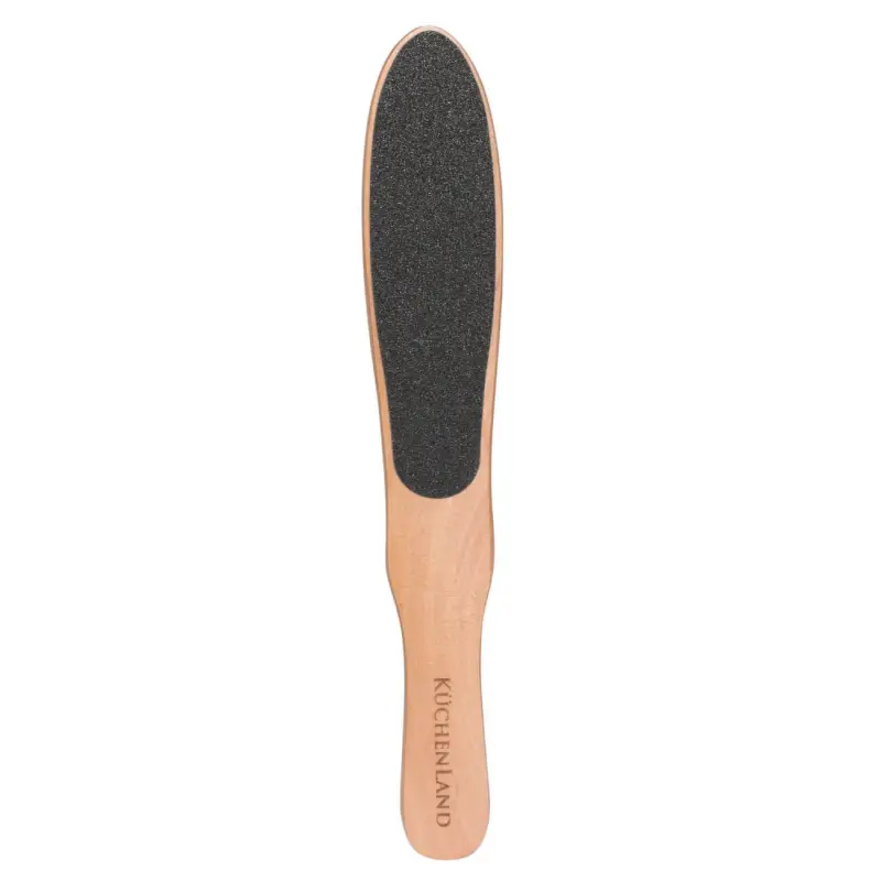 Foot grater, 27 cm, wood / sandpaper, Bamboo spa