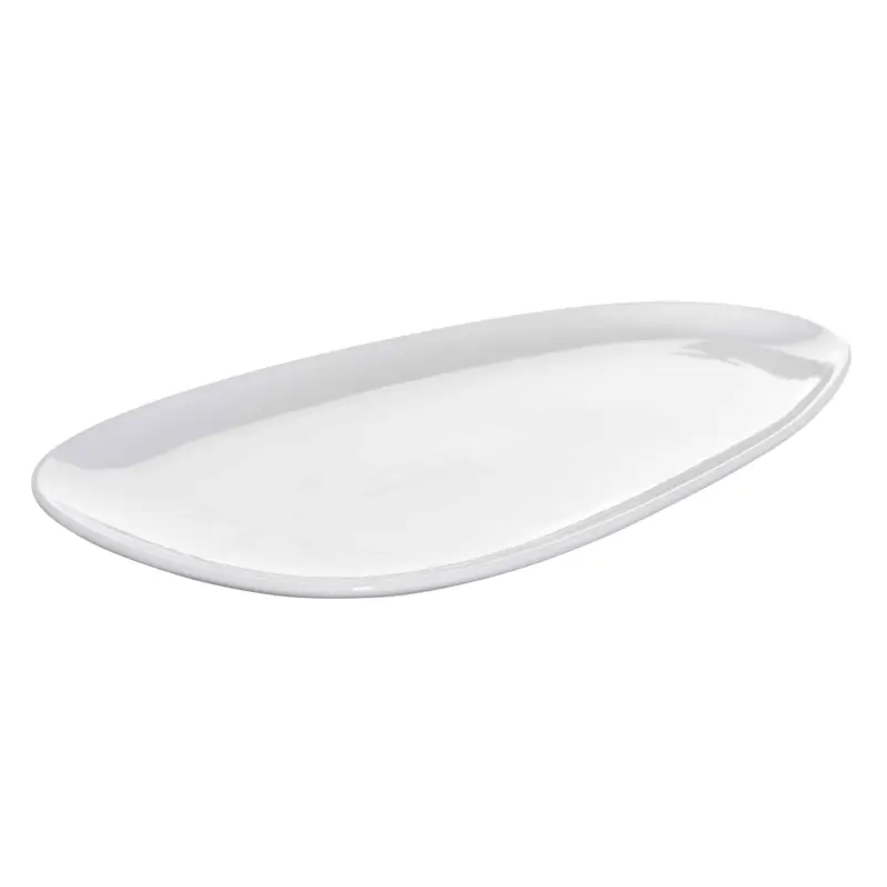 Dish, 33x18 cm, porcelain P, oval, white, Synergy ,image-0