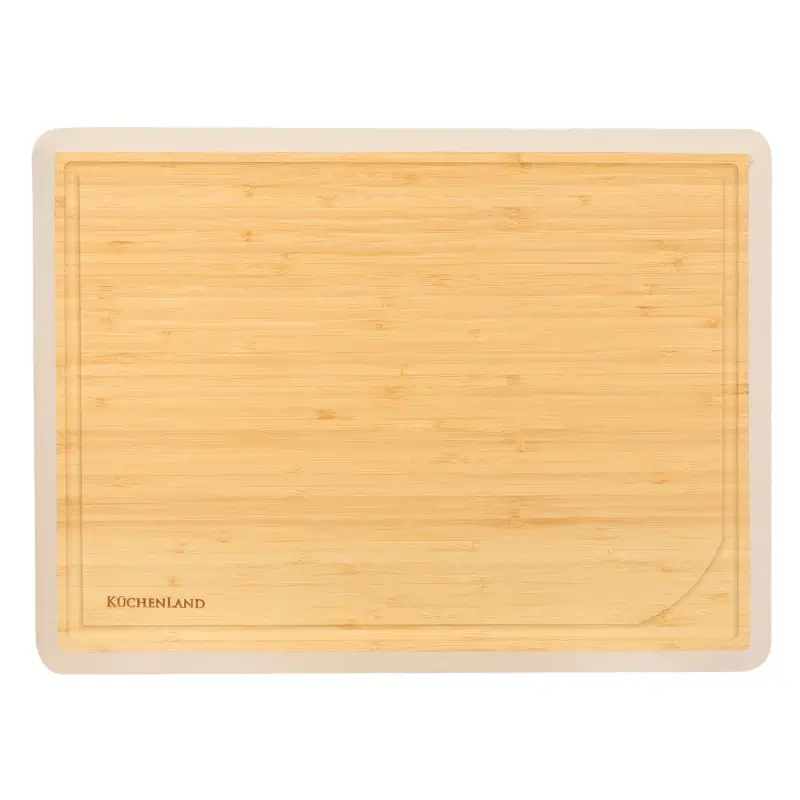 Cutting board, 38x28 cm, bamboo, rectangular, milk edging, Bamboo ,image-0