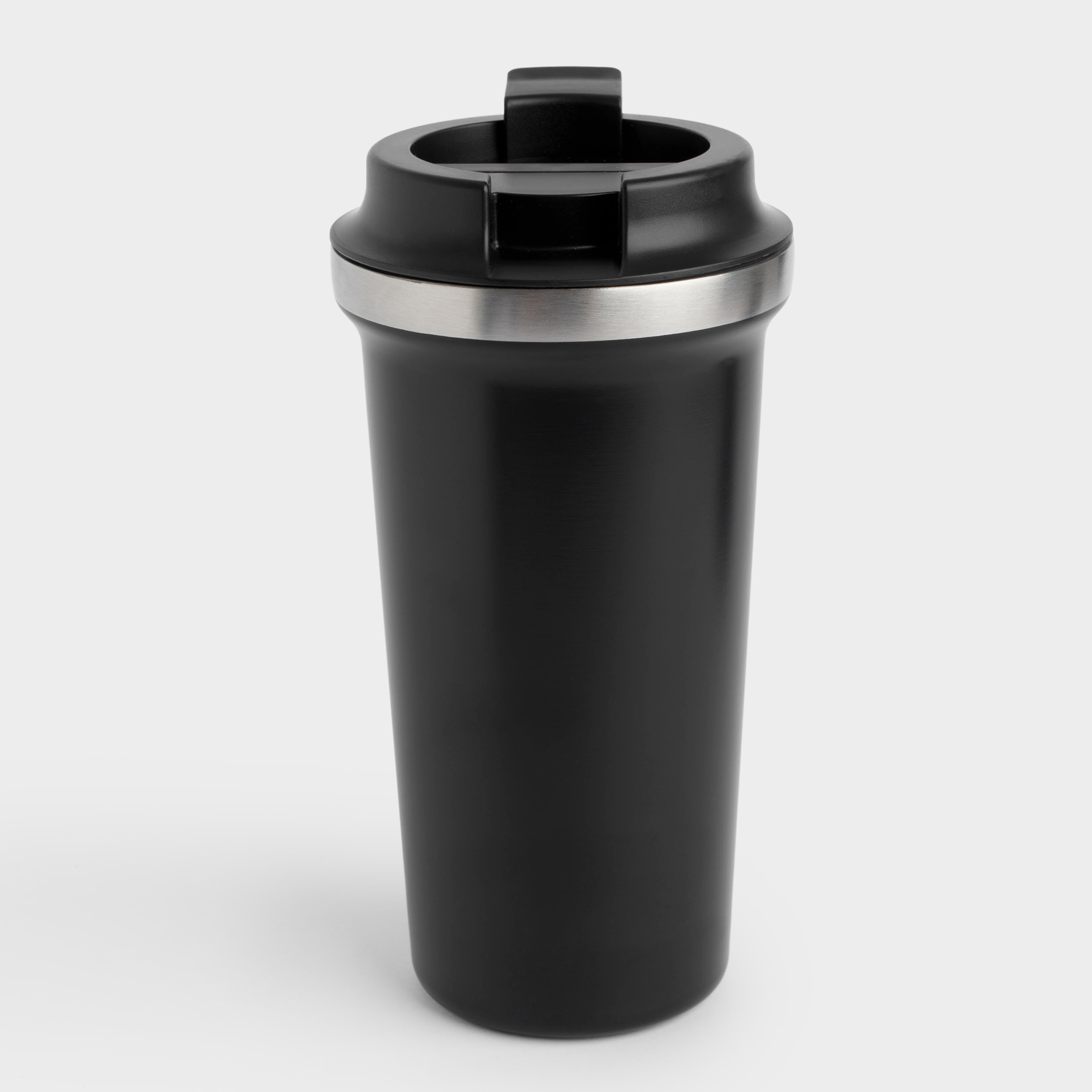 Thermocup, 450 ml, steel / plastic, black, Silver cobra, Coffee time, image-1
