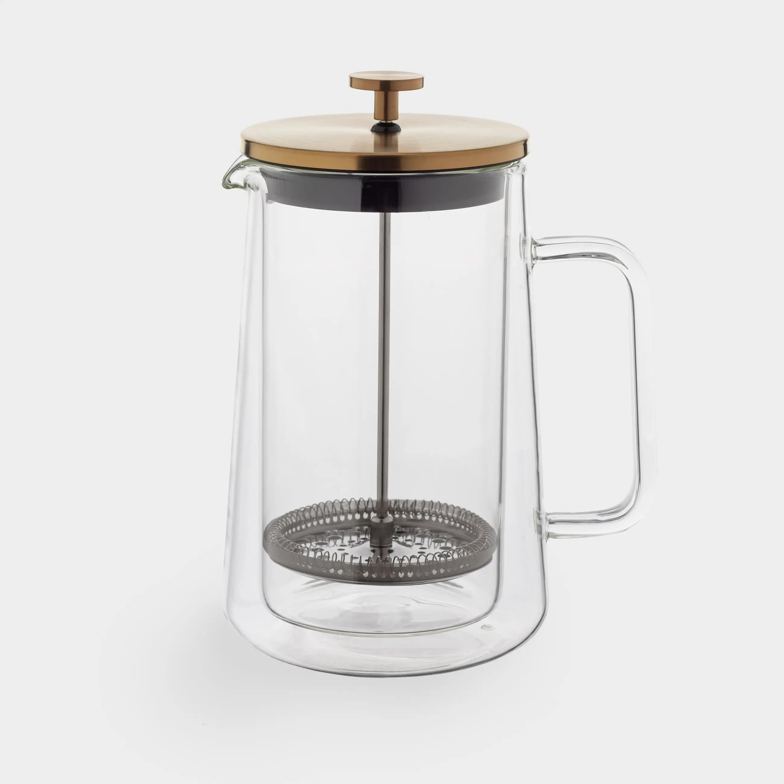 French press, 1 l, glass B/steel, Air