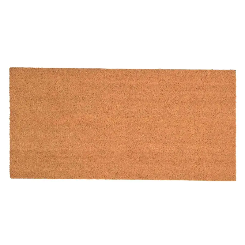 Door mat, 40x80 cm, coconut / PVC, brown, Basic ,image-0