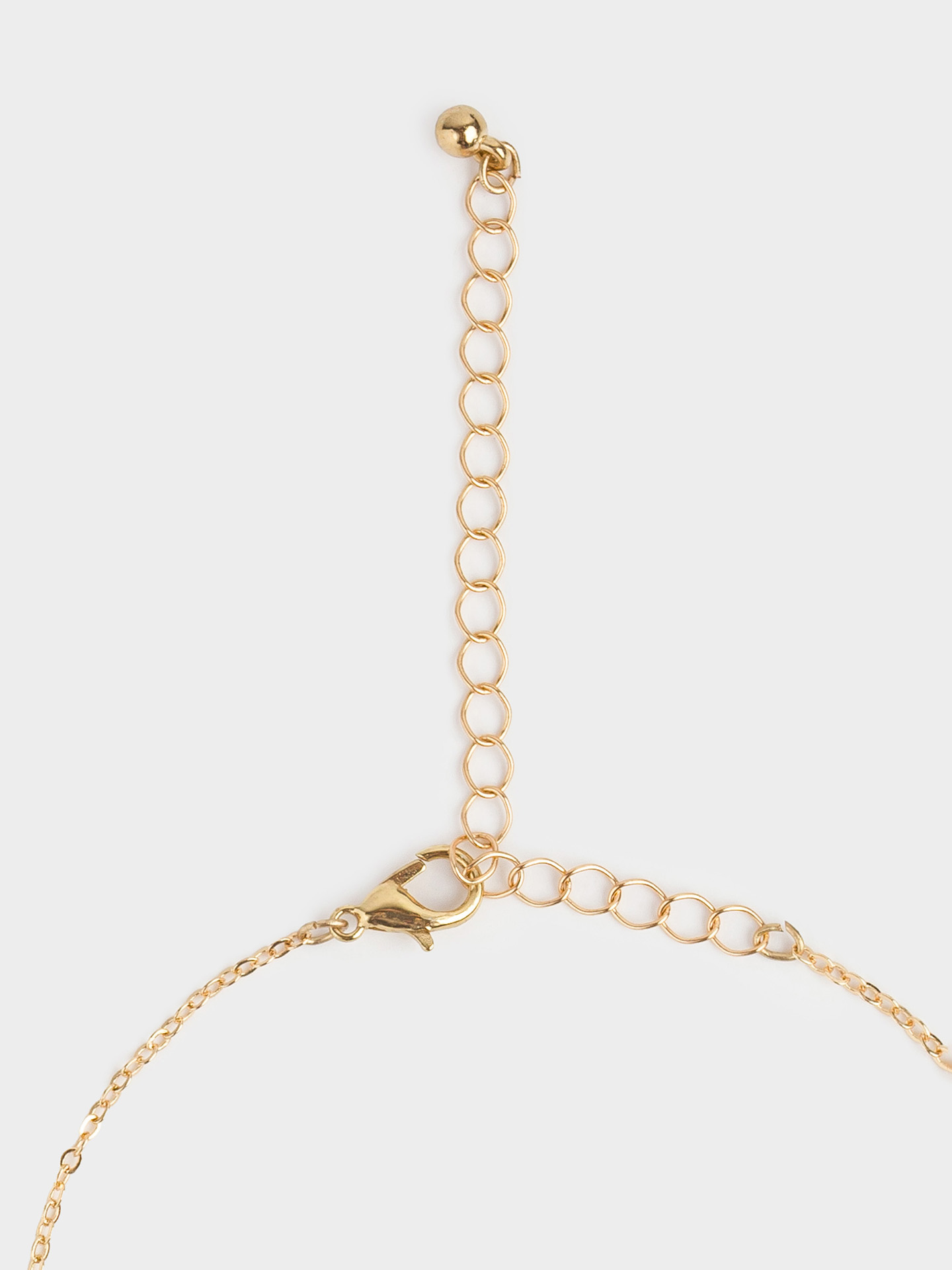 Chain, 45 cm, with pendant, metal, gold, Snake, Jewelry snake, image-2