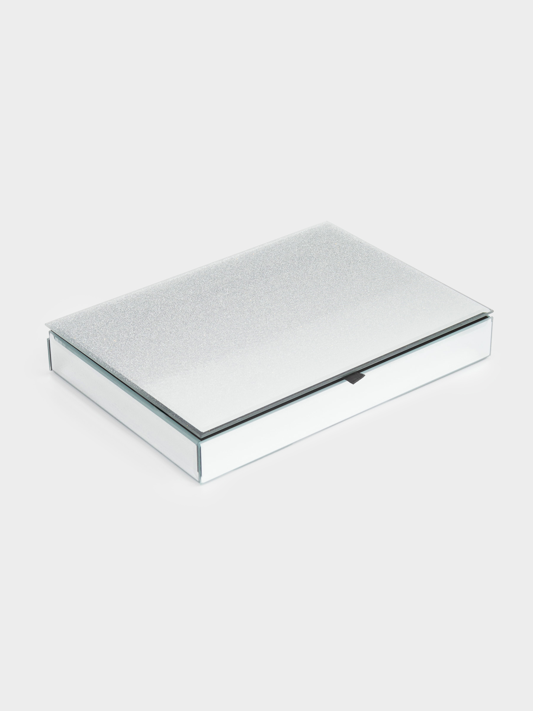Jewelry box, 25x18 cm, glass, mirror, Actress, image-3