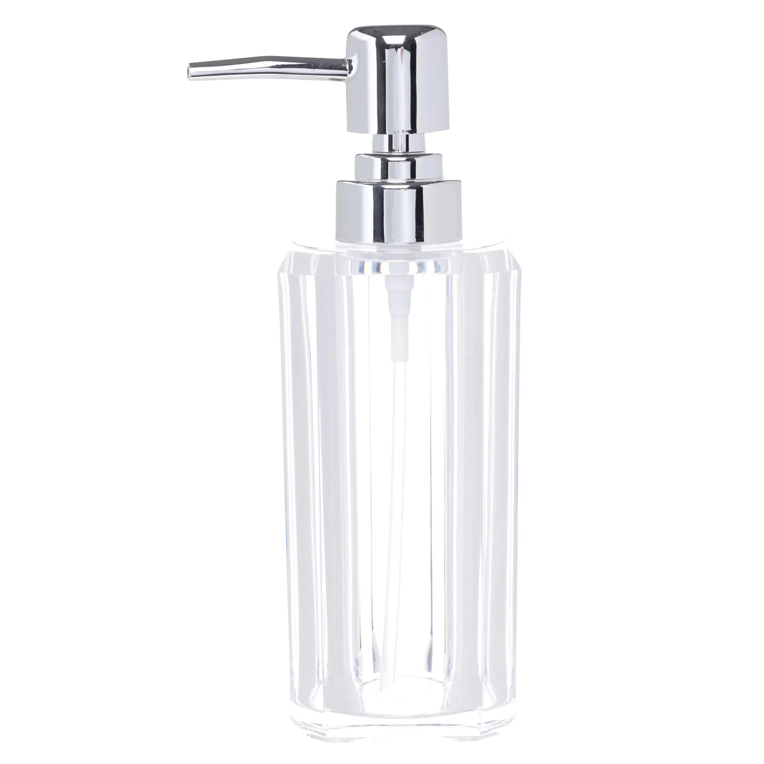 Liquid soap dispenser, 180 ml, acrylic / plastic, Crystal glance, image-0