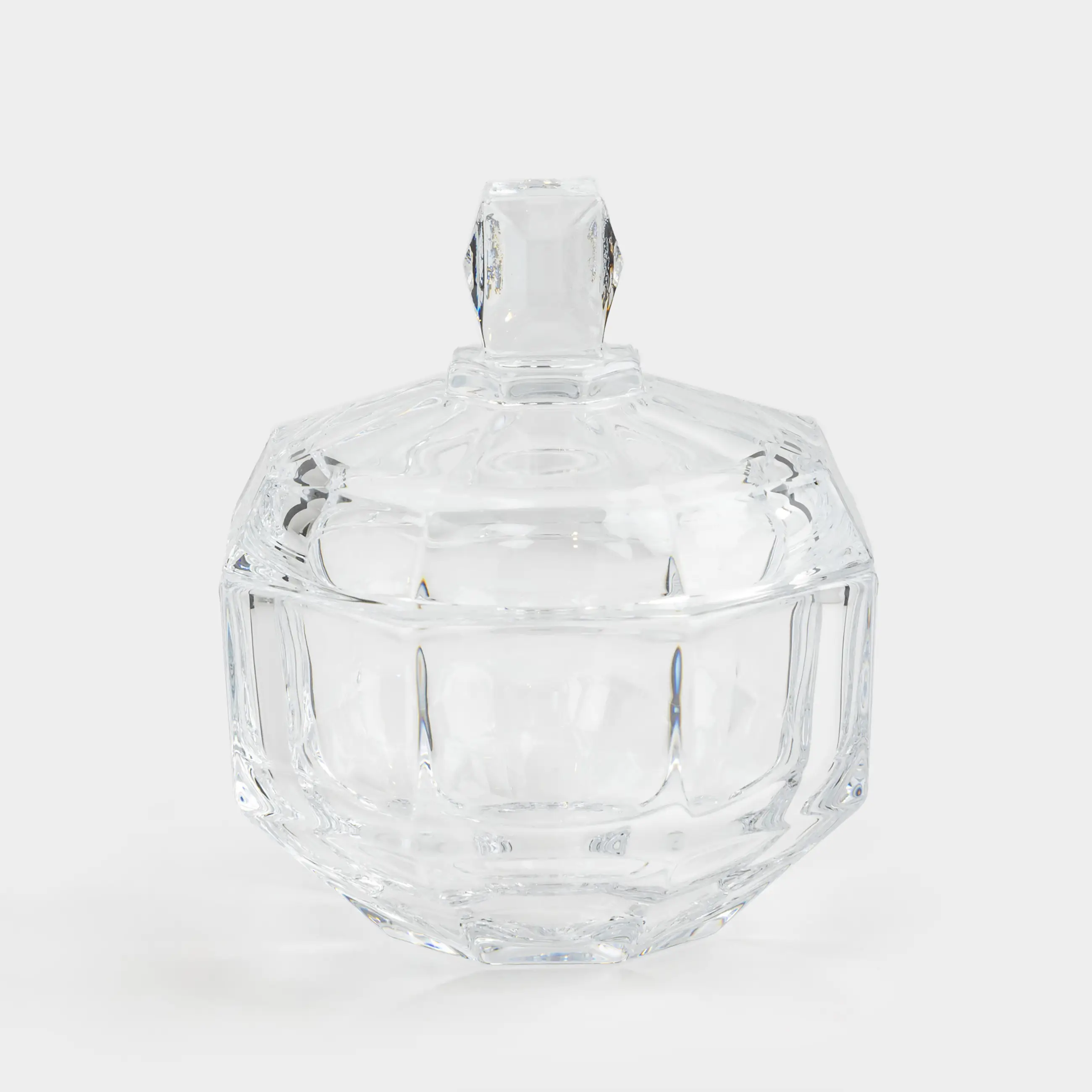 Storage container, 10x12 cm, 240 ml, glass, Edges, Terlano